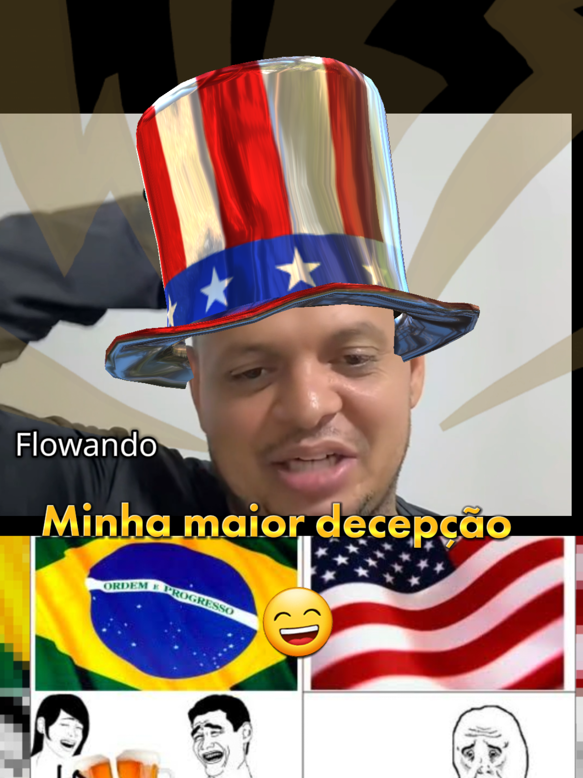 #eua#decepcao#resenha #humor #sucesso #Flowando #marcelinhojhon#lirycs 