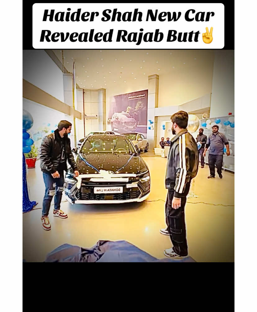 New car revealed #rajabfamily #500k #dailyvlog #rajabfamilyvlog #rajabfamilyvlog❤️😘 #haider #growmyaccount @Rajab Butt @Haider Shah🌟 