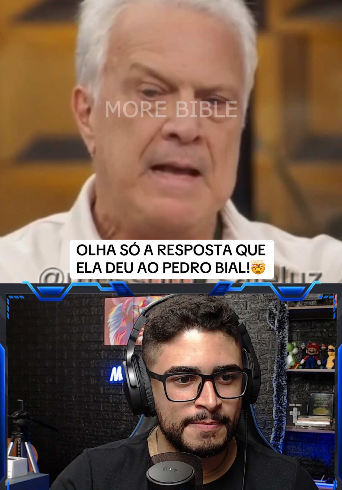 🚨OLHA SÓ A RESPOSTA QUE ELA DEU AO PEDRO BIAL!🤯 #gospel #musicagospel #podcasts #cristaosnotiktok #videoviral 