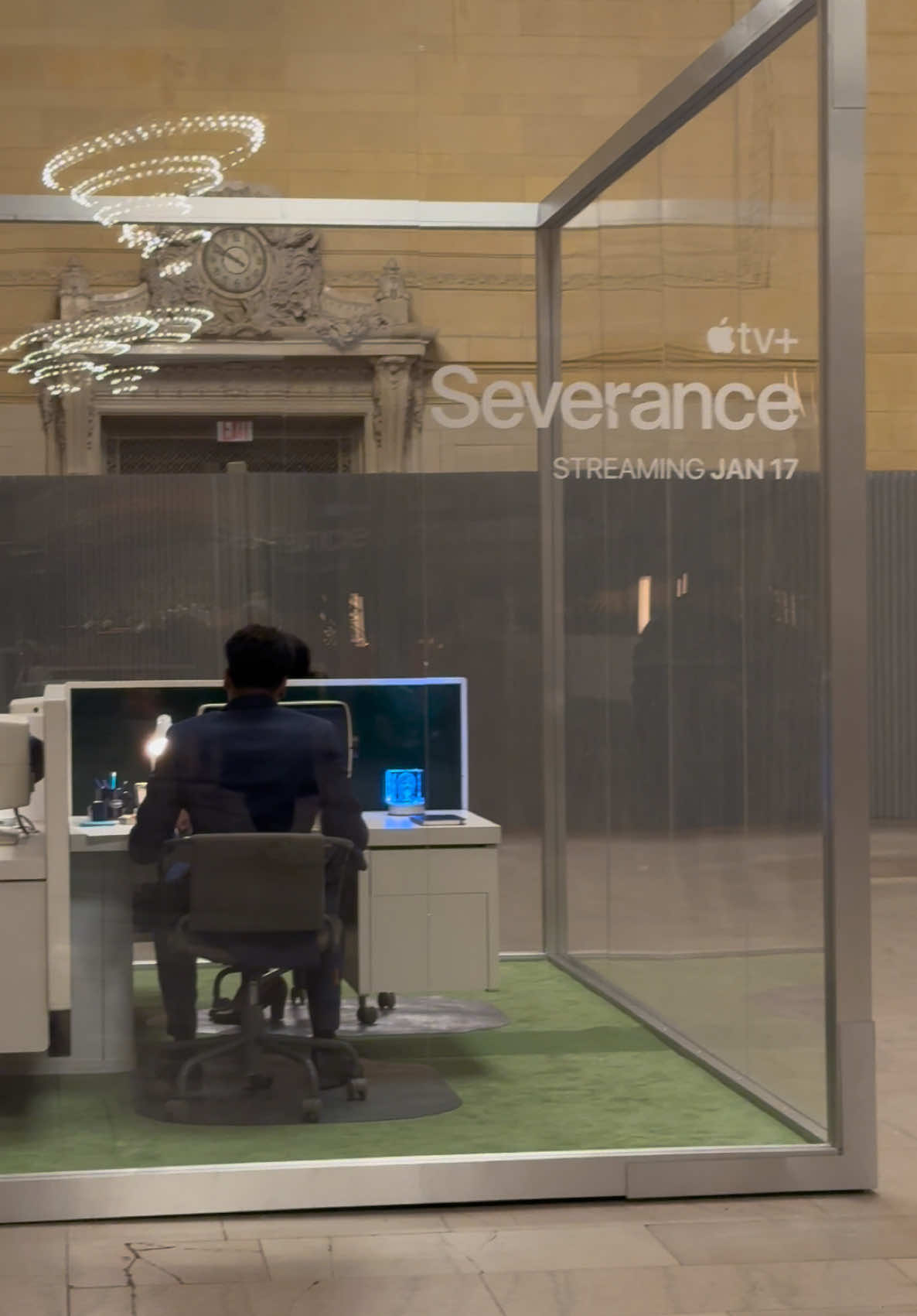 Severance Apple TV Grand Central Pop Up #apple #severance #grandcentral 