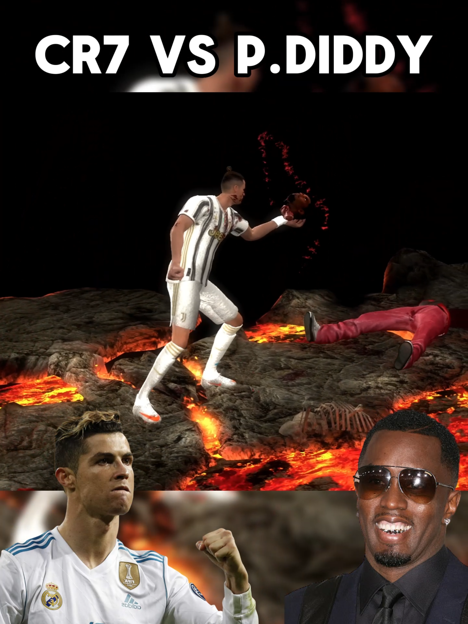 CR7 vs P DIDDY #cercadevelho #cr7 #pdiddy #fyp