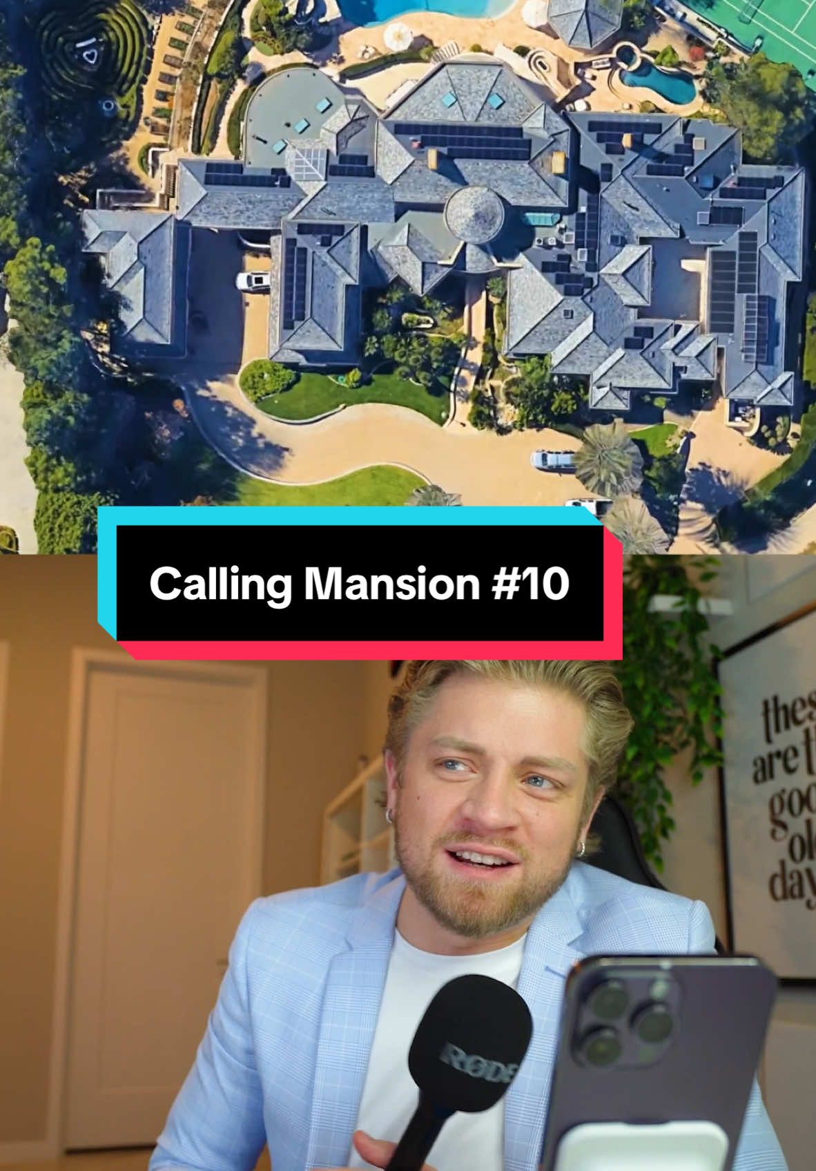 Give me your number and I’ll call you next 📞 #whatdoyoudoforaliving #mansions  #luxuryhomes #hometour #coldcalling #facebookmarketplace