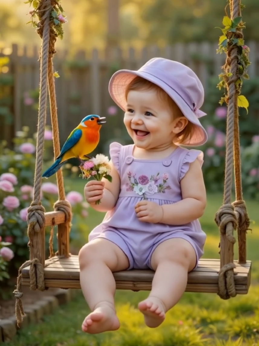 Adorable babies love cute animals #animal #cat #kids #usa #babylove #cutebaby #fyp #foryou #forkids #cute #viral #AI #kidsoftiktok #babytiktok 