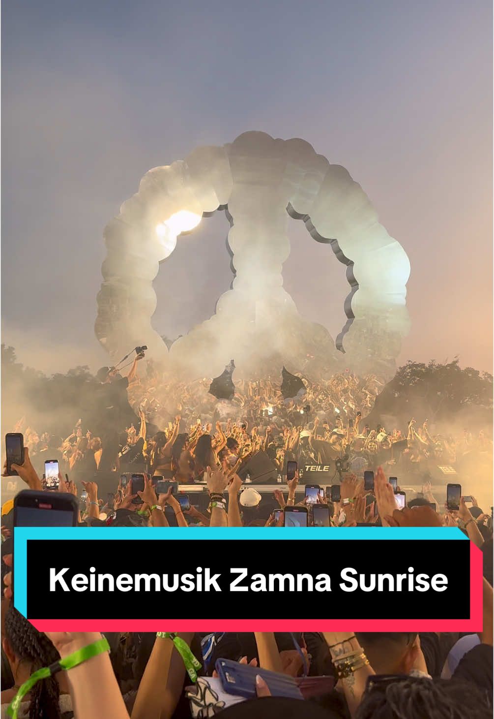 @Keinemusik playing through sunrise at #Zamna 🔥☀️