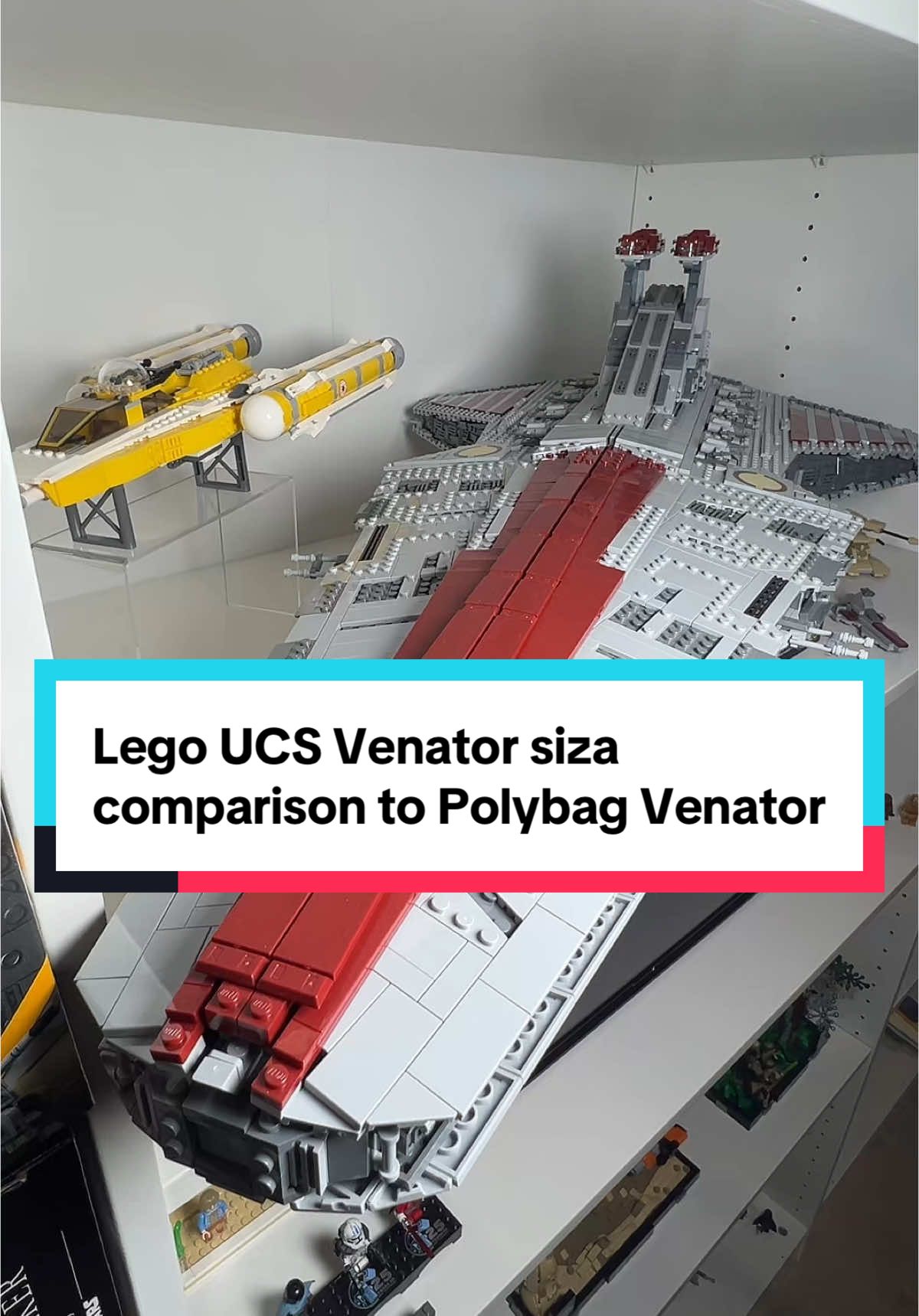 Lego UCS Venator definitely has more Glitter 😂 #lego #starwars #legostarwars #afol 