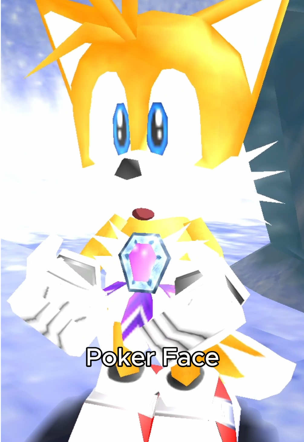 Poker Face                                                        #fy #fyp #sonic #tails #sonicthehedgehog #viral 