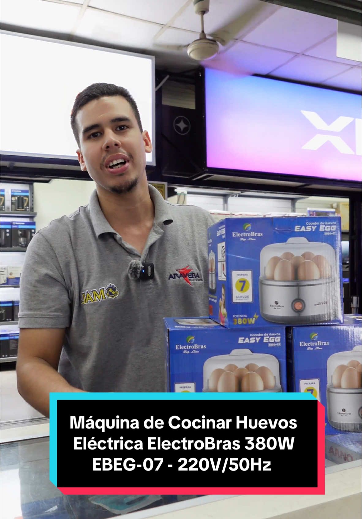 Máquina de Cocinar Huevos Eléctrica ElectroBras 380W 220V Practicidad para comenzar el día con mucha energía con esta Máquina de cocinar huevos. #huevera #maquinadecocinarhuevos  #electrobras #huevojumbo #380watts #hervidoradehuevos  #oferta #asuncionparaguay #aravera #araveraelectronica #mercado4py🇵🇾 #soloofertas #superofertas #preciosbajos #pa #parati #paratii #paratiiiiiiiiiiiiiiiiiiiiiiiiiiiiiii #paratipage #f #fvp #fvpシ #fvptiktok #fvpviralシviral #oferta #viralvideo #parati #ofertaaaaa #pejoguamina #paratiiiii #fyfy