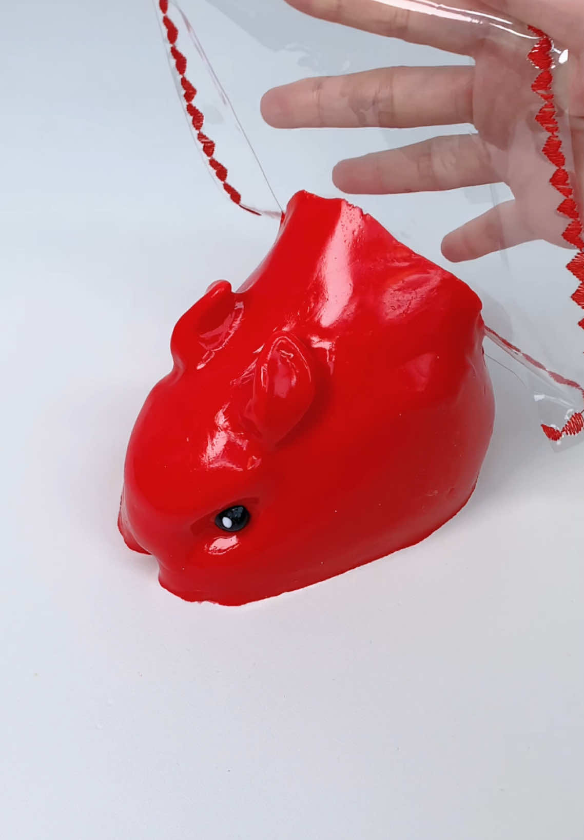 FUFUSQUISHY ASMR🐇🐇Giant Red Rabbit