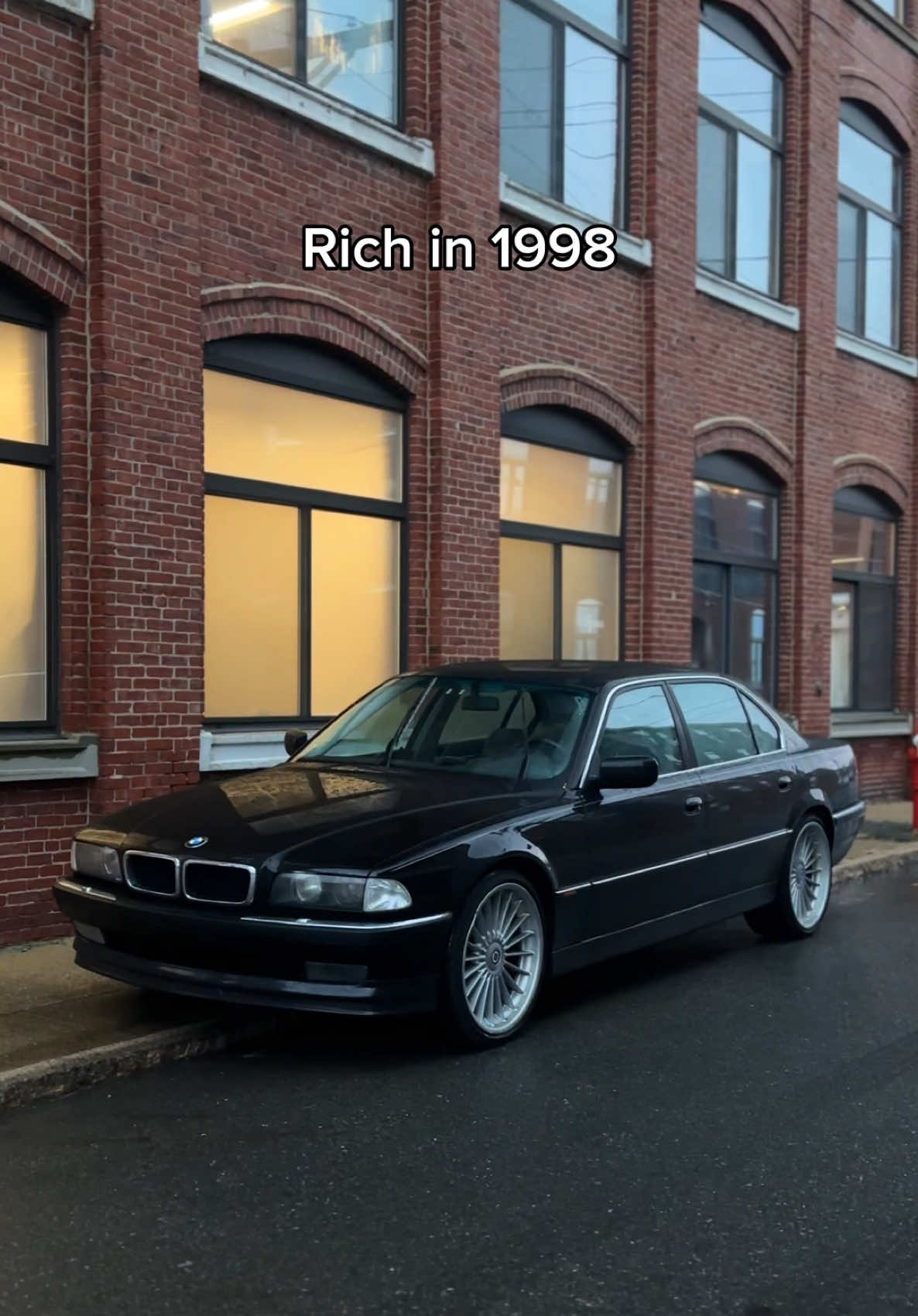 Mafia car - idea from @Bavarian_V12 #germancars #e38 #bmw 