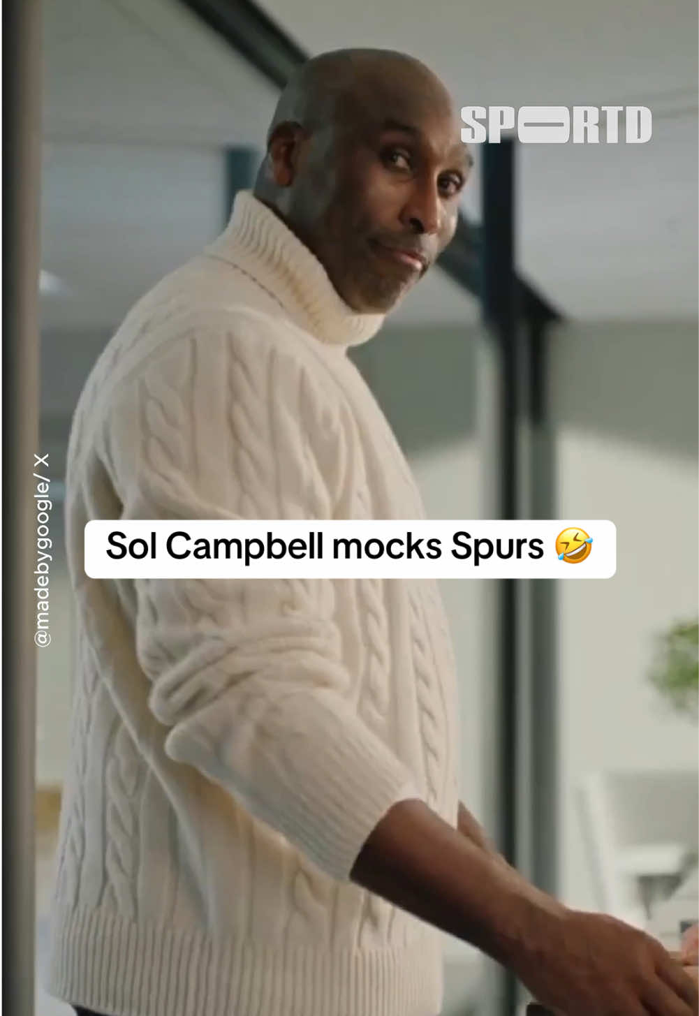 “Take it from me, big moves pay off.” Sol doesn’t hold back in this new Google advert 😅 With the London derby tomorrow, Sol Campbell’s transfer from Spurs to the Gunners is considered one of the most controversial in football. The former player received a lot of hate and backlash after his move, although it had been such a long time. We all love a bit of banter and rivalry, but this right here is pure gold! 🍿 Who’s winning the London derby tomorrow? 🤔⚽ Arsenal Tottenham London derby Sol Campbell #arsenal #tottenham #campbell #google #advert #football #banter #judas 