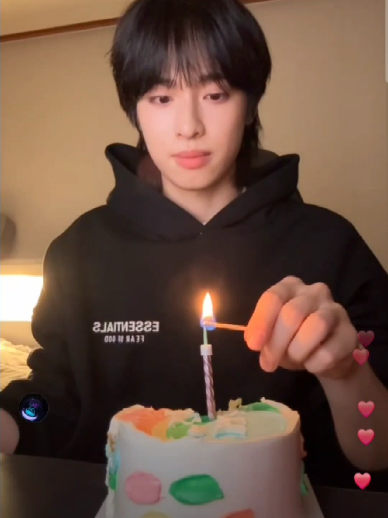 생일 축하해 가온 바보!! ❤️❤️ the candle upsite down 🤣🤣 #XdinaryHereos #엑스디너리히어로즈  #gaon #kwakjiseok #가온 #곽지석