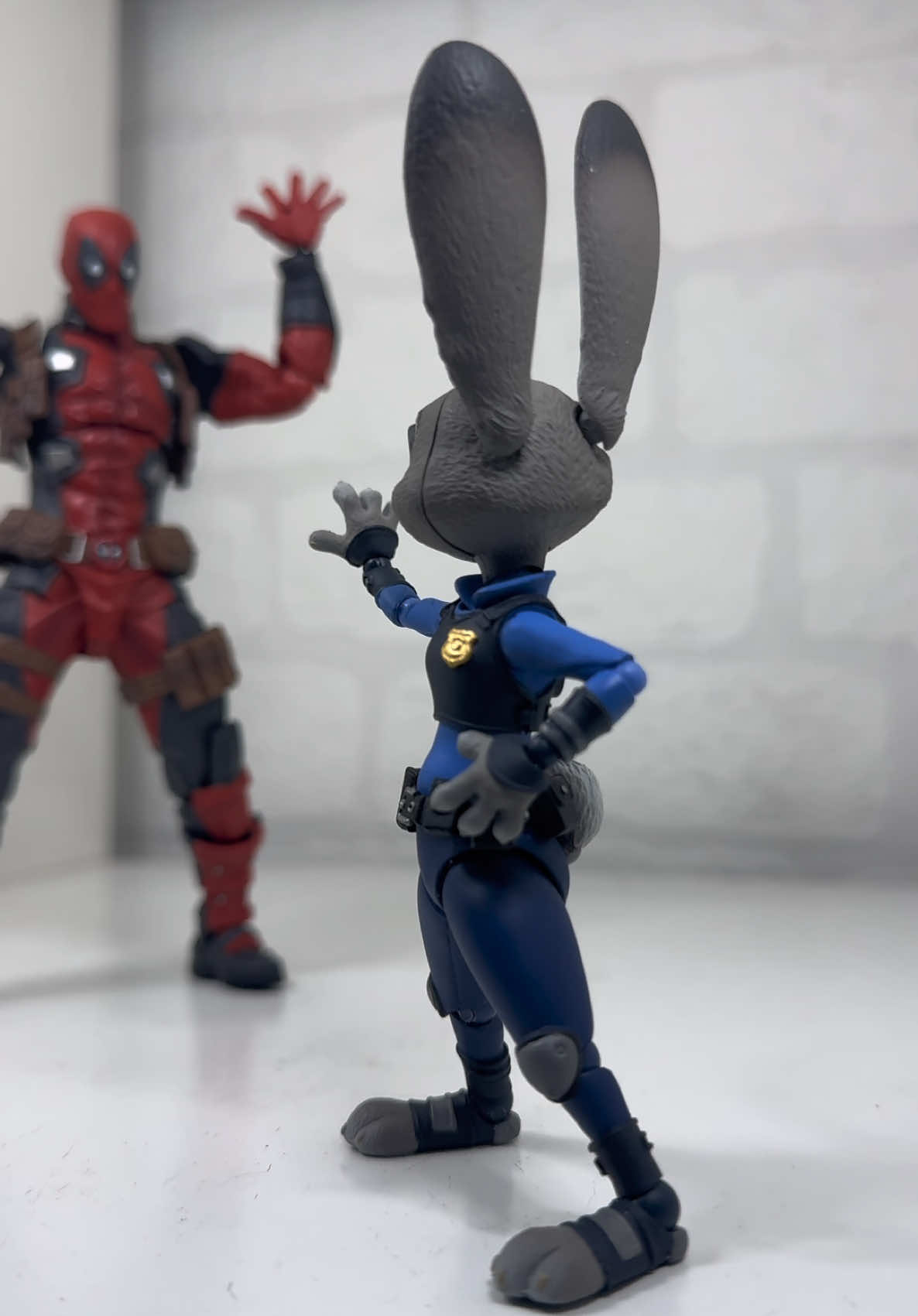 Judy Hopps asks Deadpool to drop all his weapons😭 #foryou #fypッ #fypage #deadpool #judyhopps #itsthepolice #wadewilson #zootopia #mercwithamouth #dropallyourweapons #ryanreynolds #judyhoppszootopia #marvel #xmen #wolverine #deadpool? #multiverse #zootopia2 #marvelcinematicuniverse #revoltech #mafex #shfiguarts #mezcotoyz #sentinel #marvellegends #amazingyamaguchi #cartoon #deadpool3 #wadewilsonmemes #figureposing #toyphotography #brickaway #nypd #dysney #zootopiapolice #deadpooledit #figtok #xyzcba 