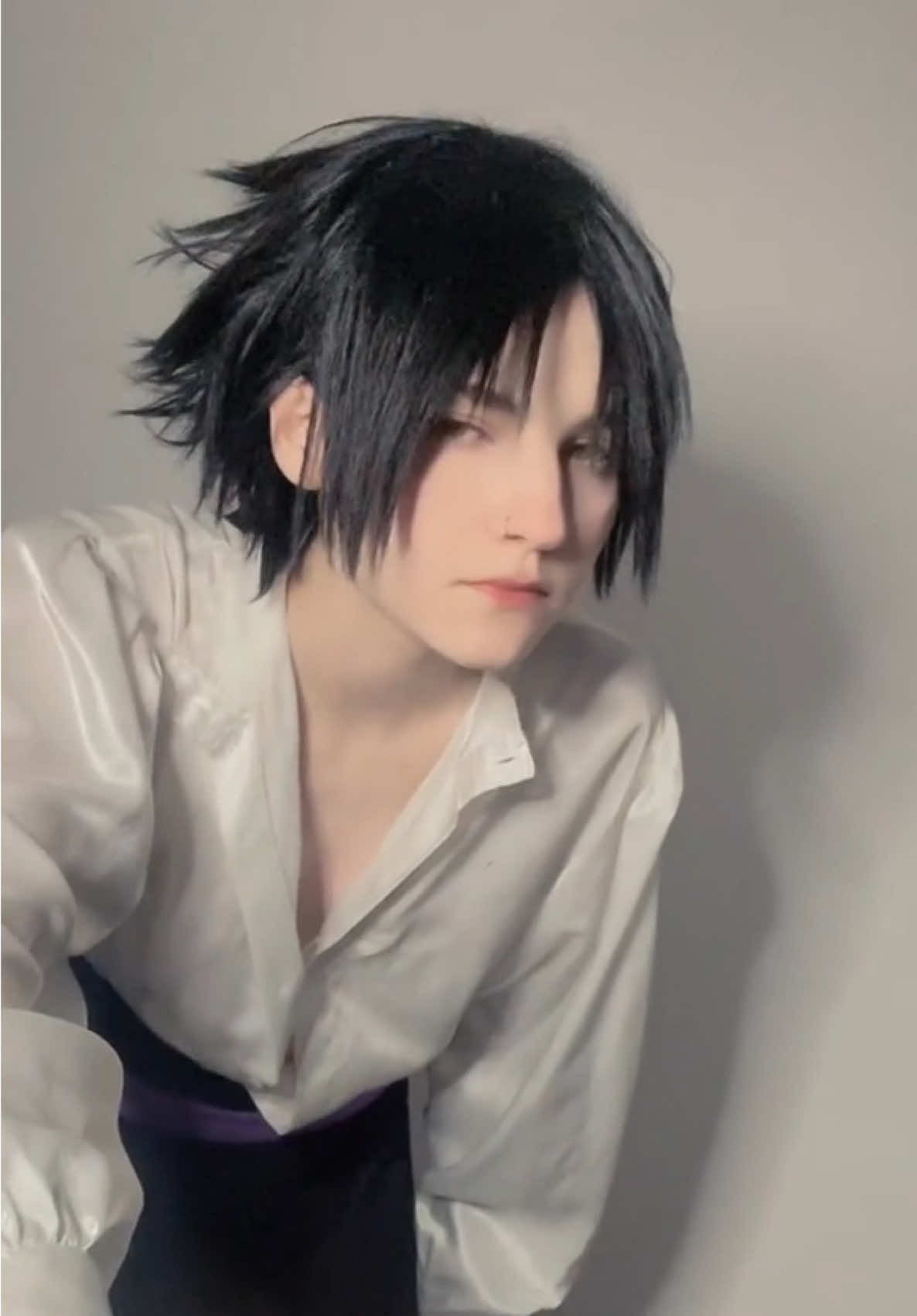 Redoing this trend #Sasuke #SasukeCosplay #Naruto 