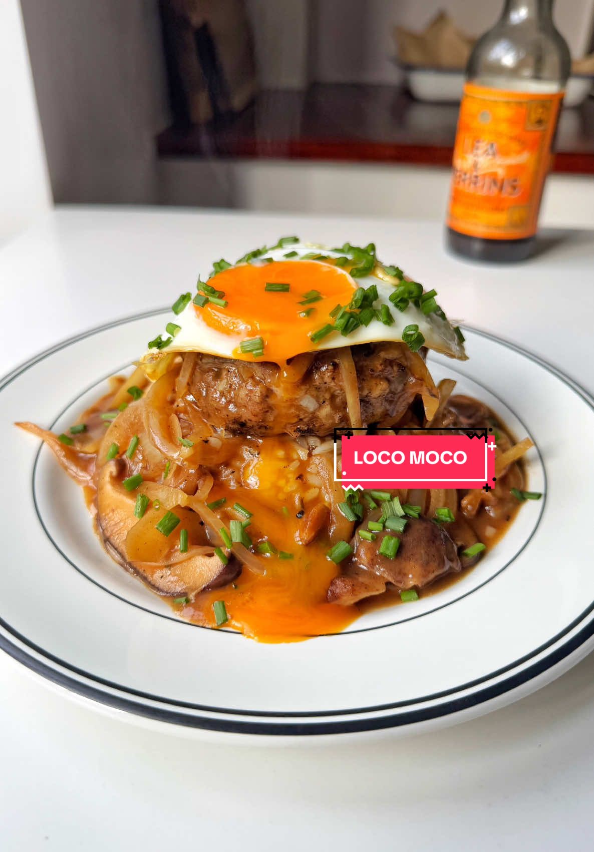 LOCO MOCO 😮‍💨 This is Loco Moco, a Hawaiian dish consisting of jasmine rice, homemade burger patty, mushroom and onion beef gravy, and a fried egg topped with chives. It's the ultimate comfort food and takes less than 30 minutes to make 🫶🏽 The full recipe is on my website (link in bio) or just google search « loco moco myriad recipes » 🌱 I hope you enjoy it and as always, let me know if you give it a go! ❤️ #locomoco #hawaiianfood #EasyRecipe #comfortfood 