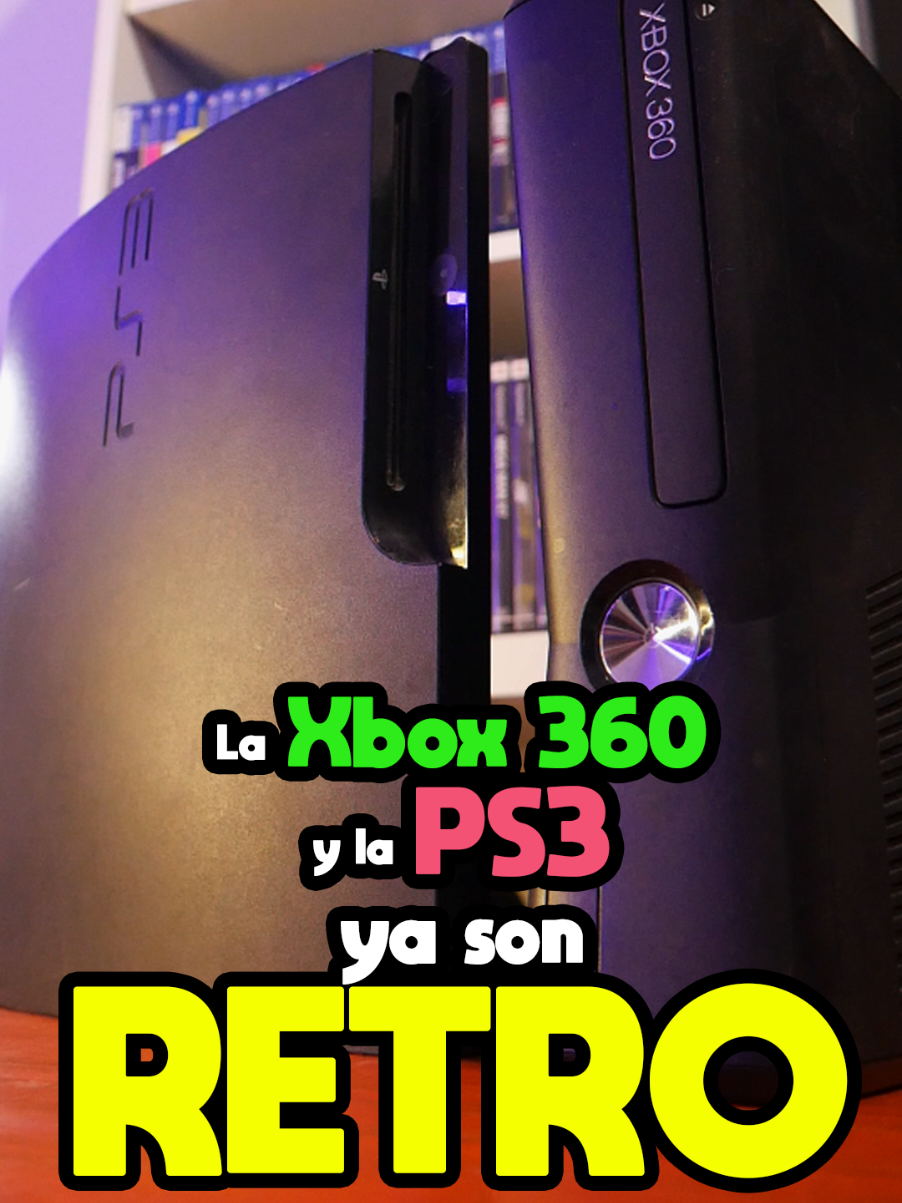 La XBOX 360 y la Playstation 3 YA SON RETRO, QUE #nostalgia #retro #retrojuegos #playstation #xbox #ps3 #argentina #español 