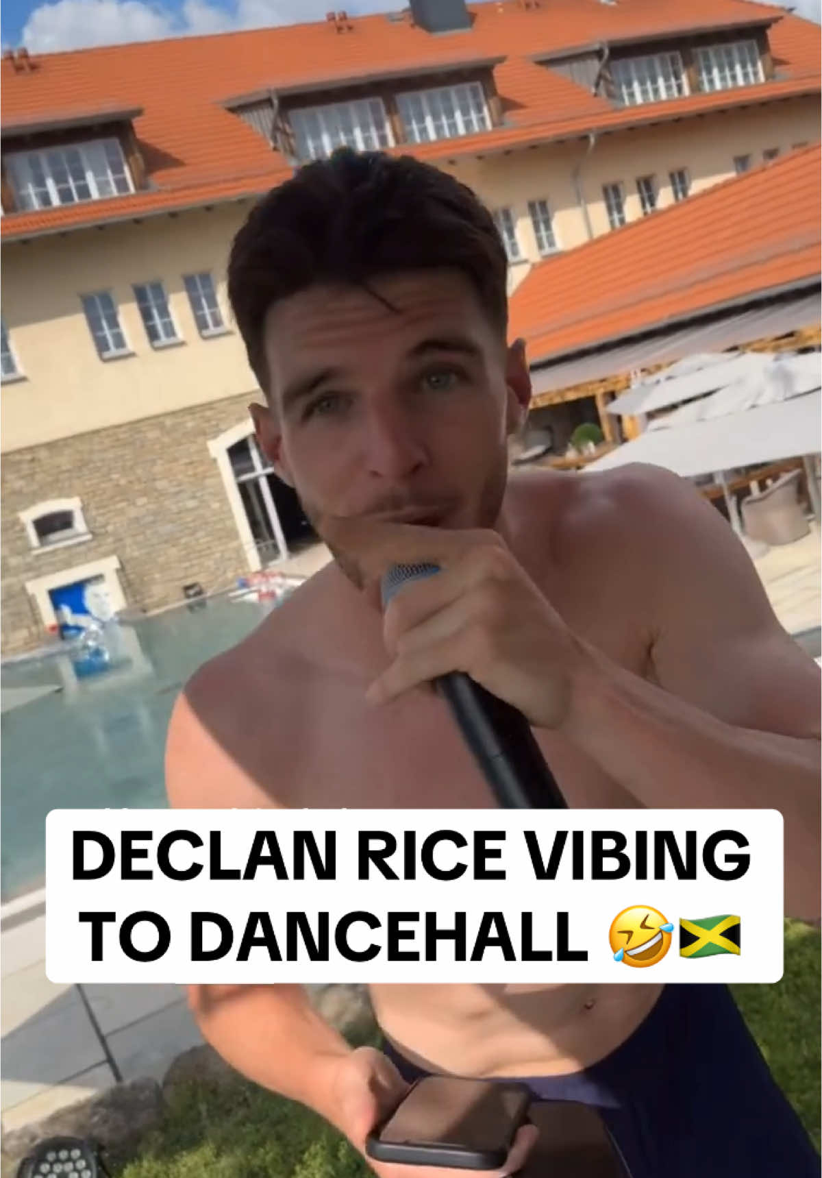 Declan Rice has gone full yardie 😂🇯🇲 (via ivantoney1/IG) 