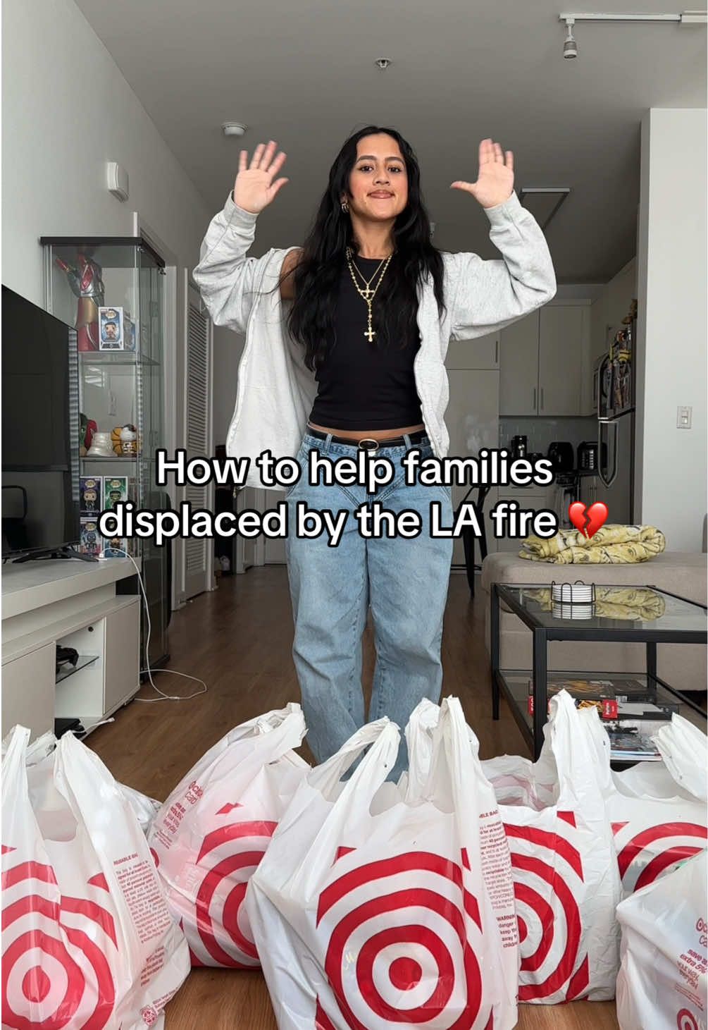 How you can help 🫵🏽 The world feels so crazy rn but there is nothing more uplifting than this community 💛 Grateful to be safe & praying for everyone during these hard times 🙏🏽