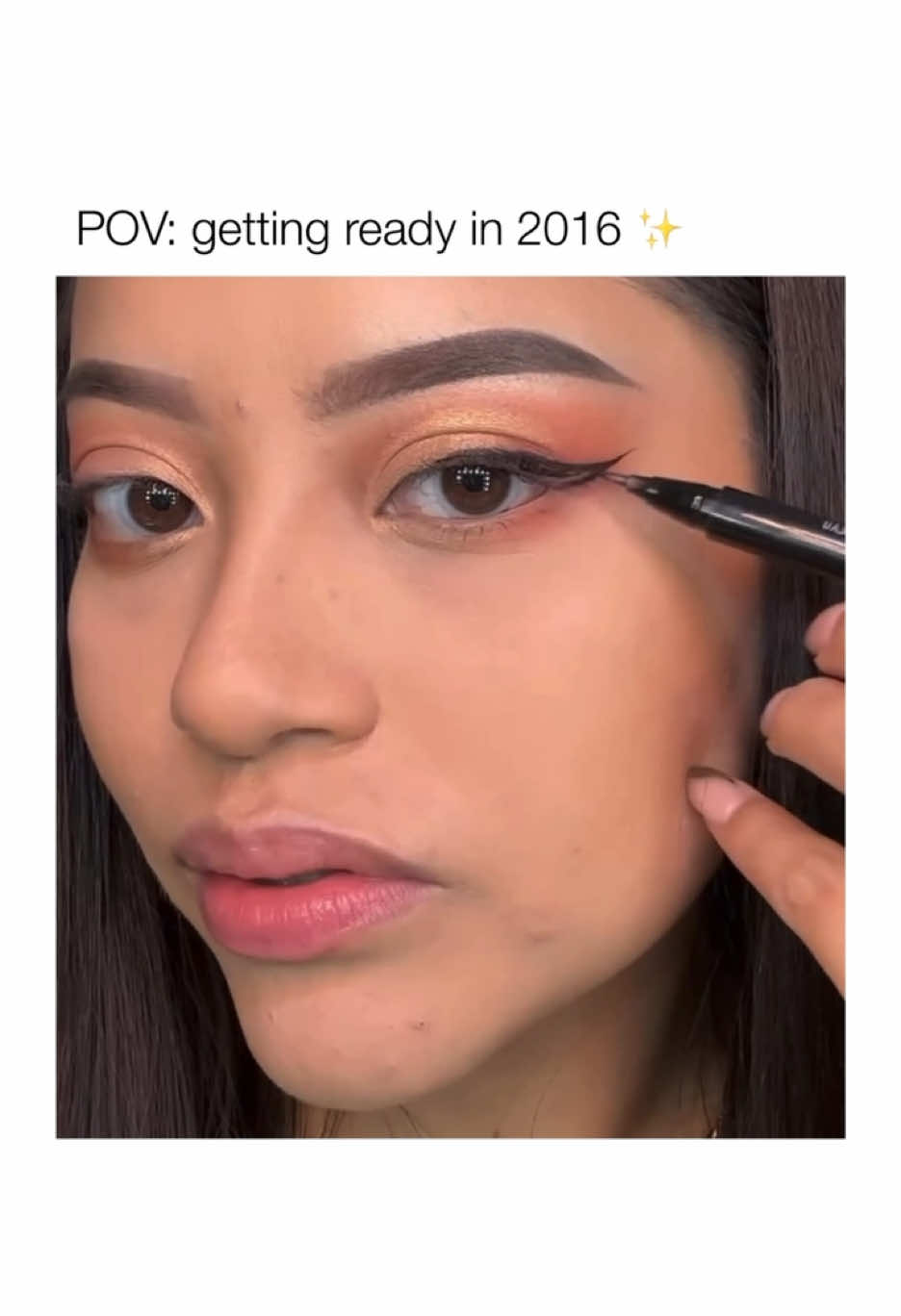 It was a time😅 Tag a friend✨ @slaybyjess #2016 #makeup