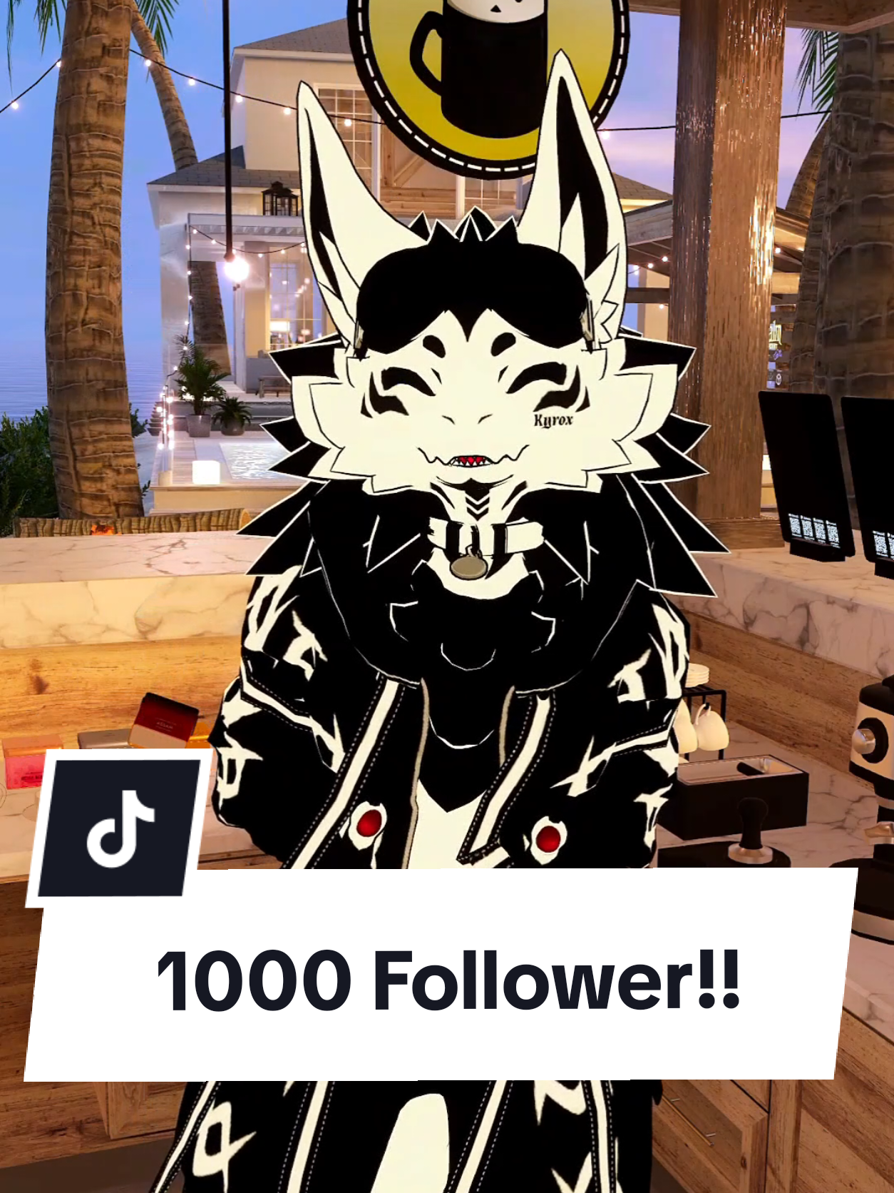 Danke für 1000 Follower!! #Furrytiktok #furryfandom #vrc #vr #vrchat #vrchatfurry 