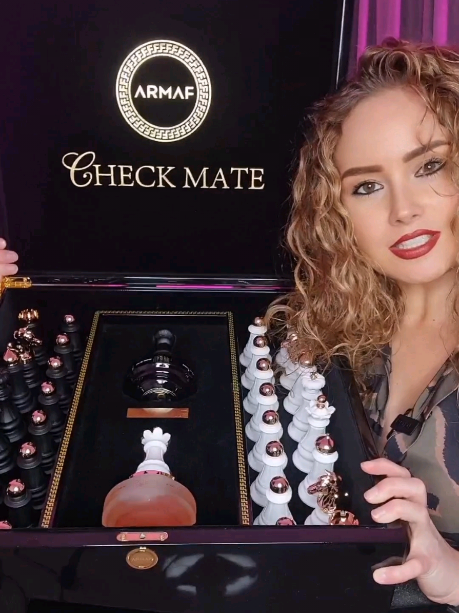 Amazing presentation from @Armaf 😍 First Impressions on Checkmate King and Checkmate Queen #perfumetok #fragrance #perfumetiktok    #fragranceformen #cologne #Curlyfragrance 