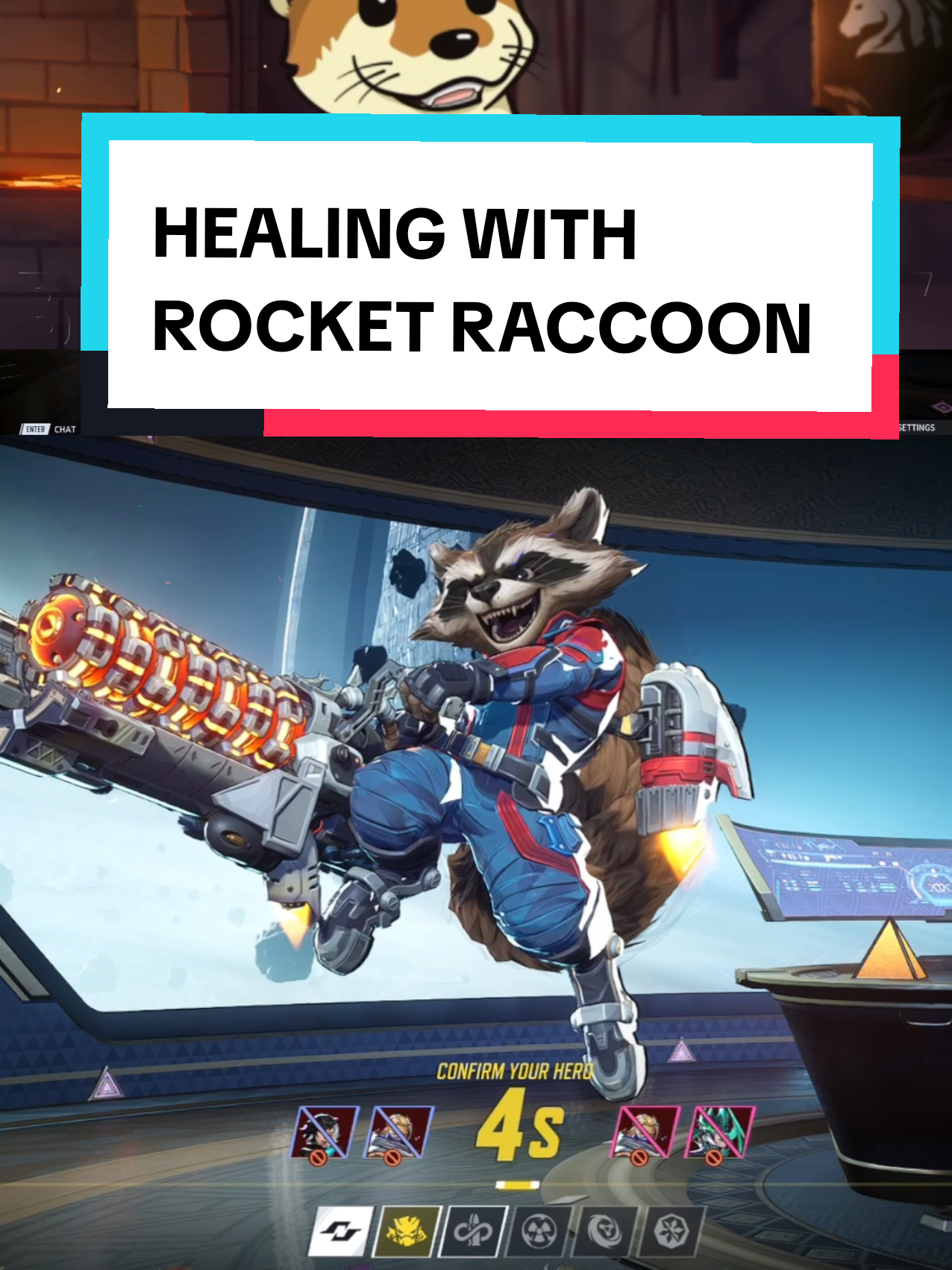 Rocket Raccoon: The Unsung Hero #marvel #marvelrivals #support #blacksmythtv 