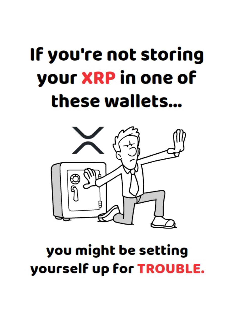 Take control of your private keys, secure your crypto, and avoid silly mistakes! 💪 Which wallet are YOU using? #crypto #xrp #ripple #xrparmy #cryptowallet #xrpripple 