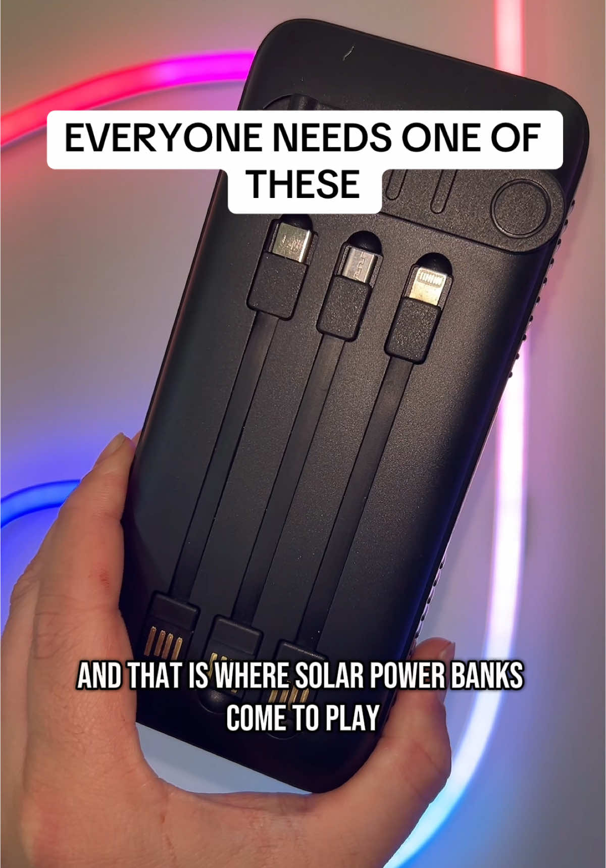 EVERYONE NEEDS A POWER BANK! #solarpower #phonecharger #powerbank #solar 