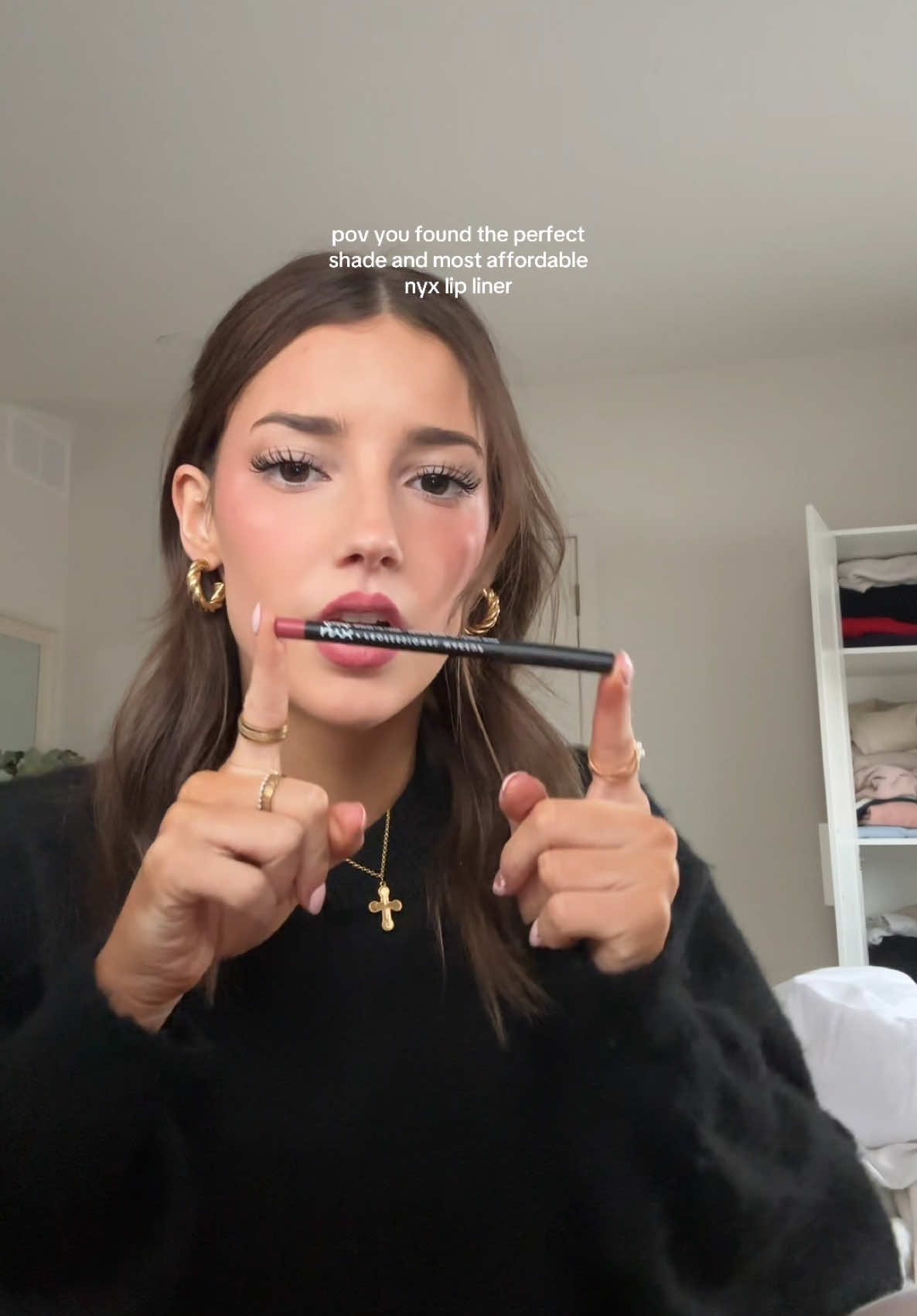 nyx lip liner i will forever love you. @NYX Professional Makeup #bestlipliners #lipliner #lipcombo #neutrallipcombo #pinklipliner #liplinertutorial #nyxlipliner #nyxmatteliner #nyxwhippedcaviar 