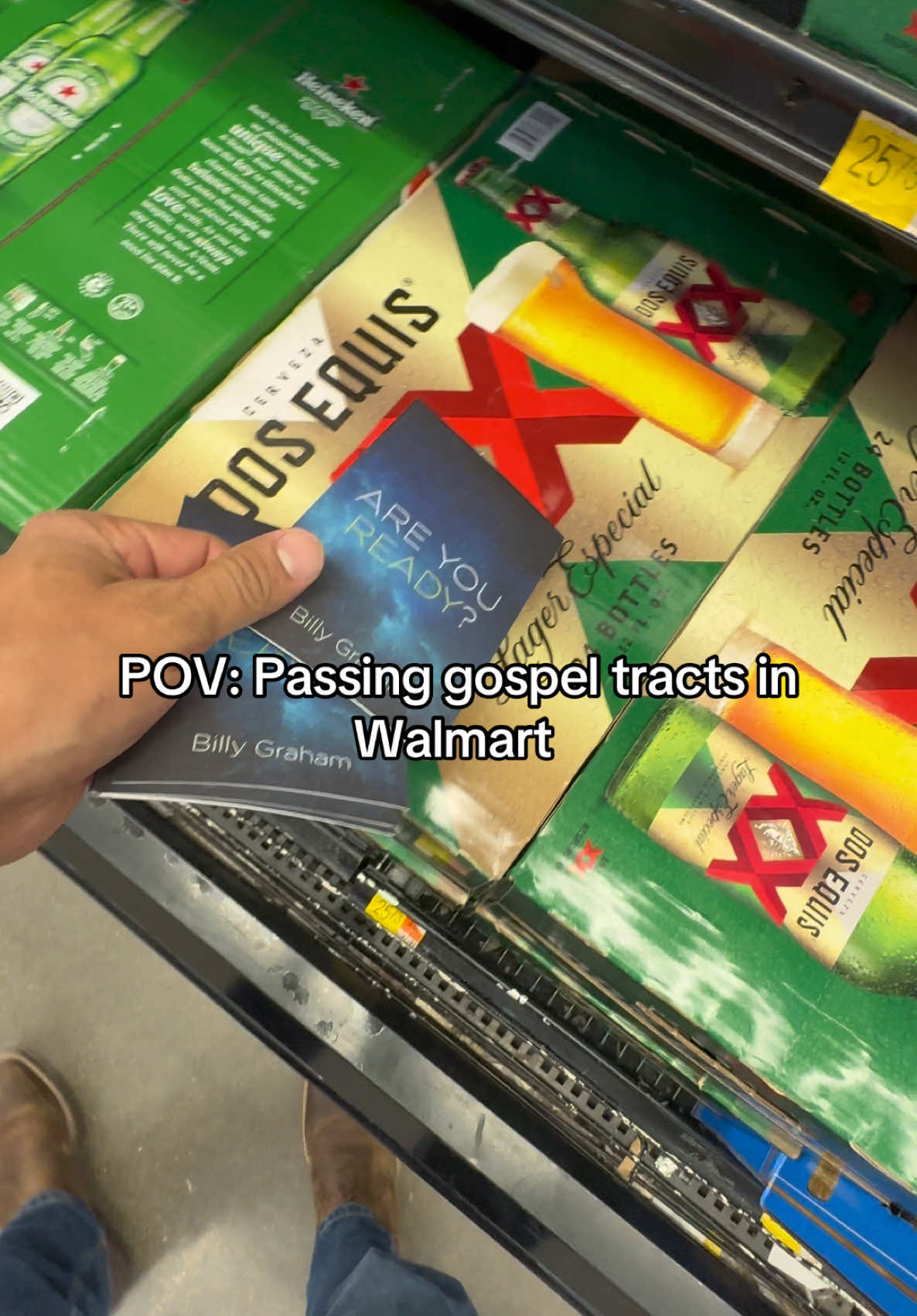 There used to be times, when I thought I needed alcohol or fulfillment or whenever I was stressed. Little did I know I needed the blood of Jesus Christ and the everlasting water. I pray these gospel tracts speak to those in need! #walmart #gospel #jesus #areyouready #faith 