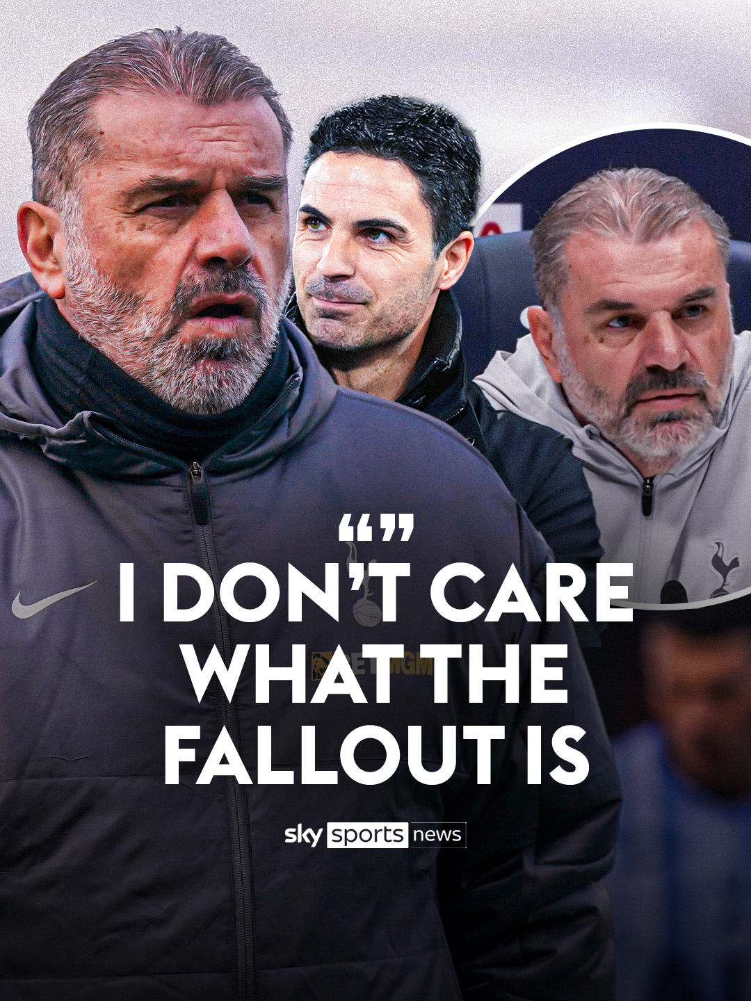 Ange Postecoglou on Tottenham's intense rivalry with Arsenal ⚔️ #skysportsnews #footballtiktok #northlondonderby