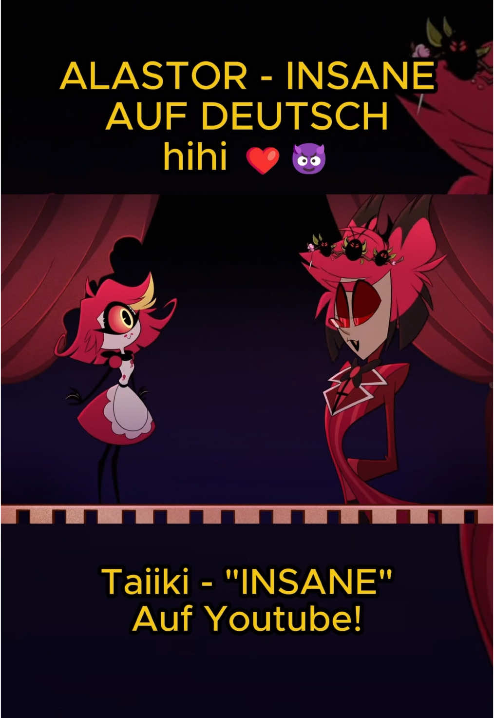 Kommentiert euren fav Charakter ❤️👀 #Taiiki #hazbinhotelcover #insane #alastor #singing #hazbinhotel #fyp #songcover #charliemorningstar #niffty #angeldust #vaggie 