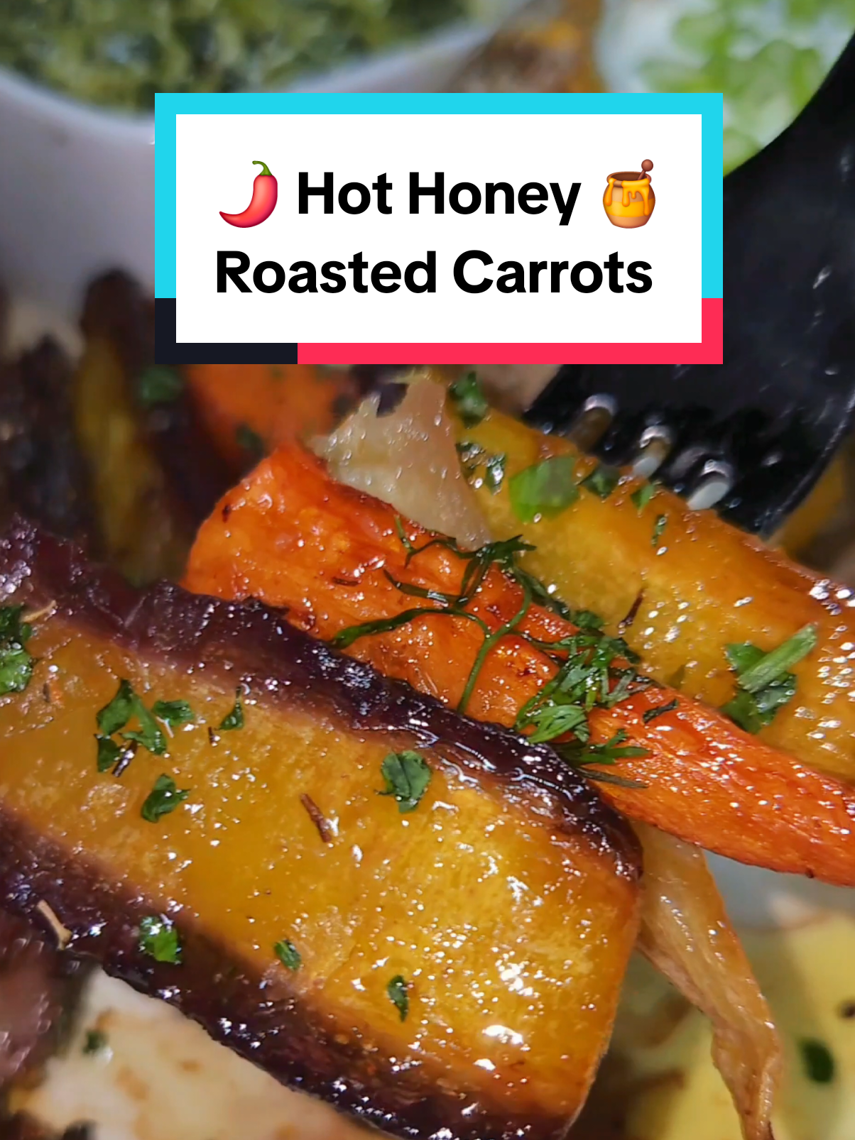 These roasted hot honey carrots have elevated any dinner we've made! @Elijah’s Xtreme Hot Sauce is also local to us here in NC and this hot honey will forever be a staple in our kitchen! #hothoney #roast #carrots #EasyRecipe #Recipe 