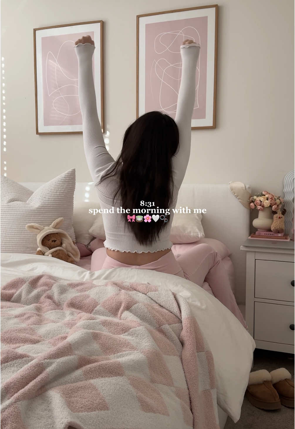 spend the morning with me🧺🎀🤍 #morningroutine #morningroutineaesthetic #softgirl #timestamps #wellness #SelfCare #selfcareroutine #skincareroutine #pinterestaesthetic #pinterestinspo #cleangirlaesthetic #asmrsounds #wellness #Lifestyle #pink #coquette #pinkaesthetic @Gridfiti  @diptyque Paris  @Charlotte Tilbury  @Caudalie  @SKIN1004 Official  @Victoria’s Secret  @Pique  @anthro  @Intelligent Change 