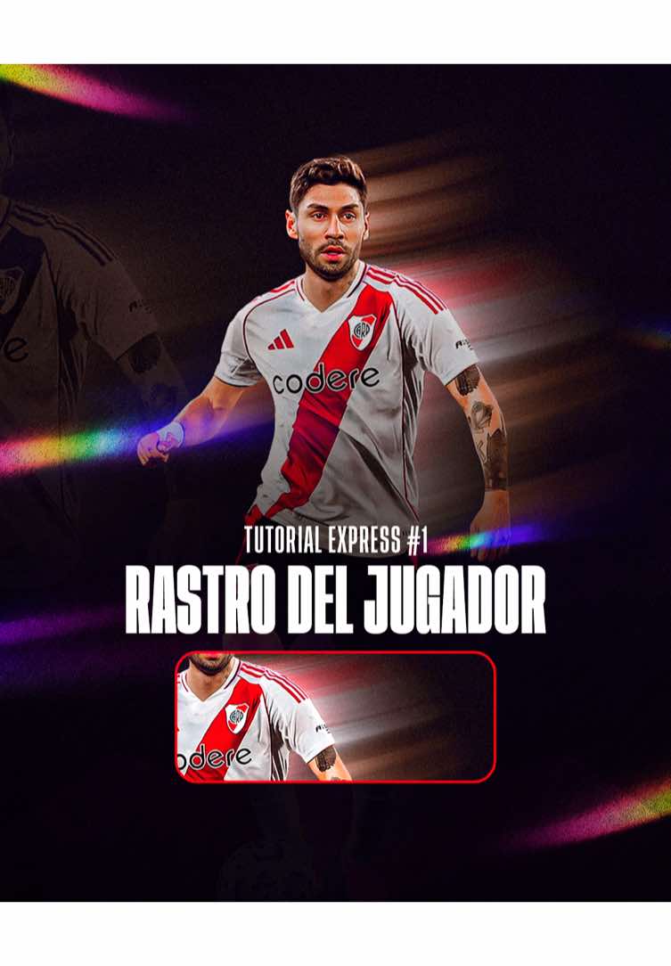 Así se HACE este EFECTO que seguro viste por todos lados pero no sabías como hacerlo. #diseñodeportivo #smsports #photoshoptutorial #riverplate 