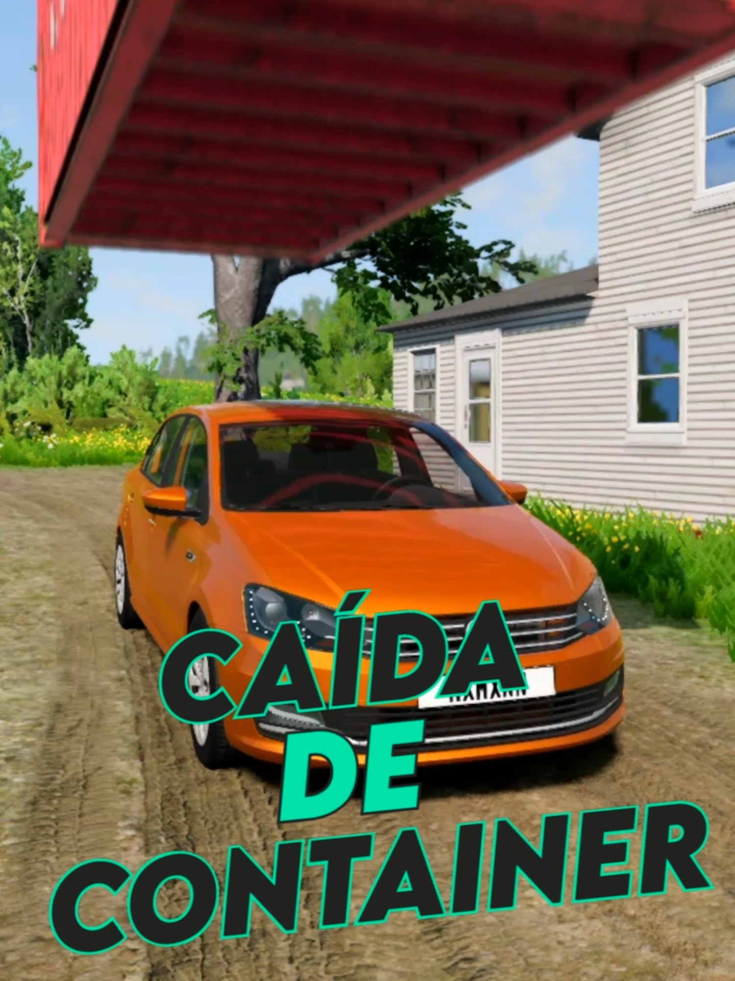 Qué auto RESISTE la caída de un CONTAINER? #beamng #beamngdrive #gaming #gta #gta6