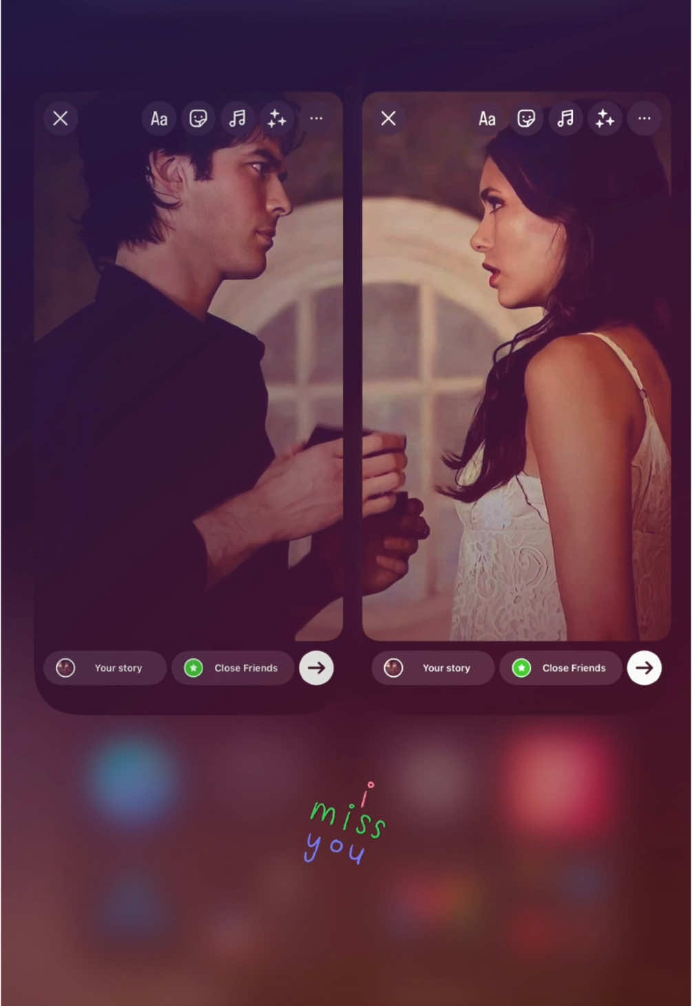 اهخخ ديلينا ☹️ - تعالوا أنستا بالبايو 🌚. #delena #elenagilbert #damonsalvetore #iansomerholder #ninadobrev #tvd #tvdu #explore #4upage #fyp #ذا_فامبير_دايرز #ستيلينا #🧛‍♀️ 