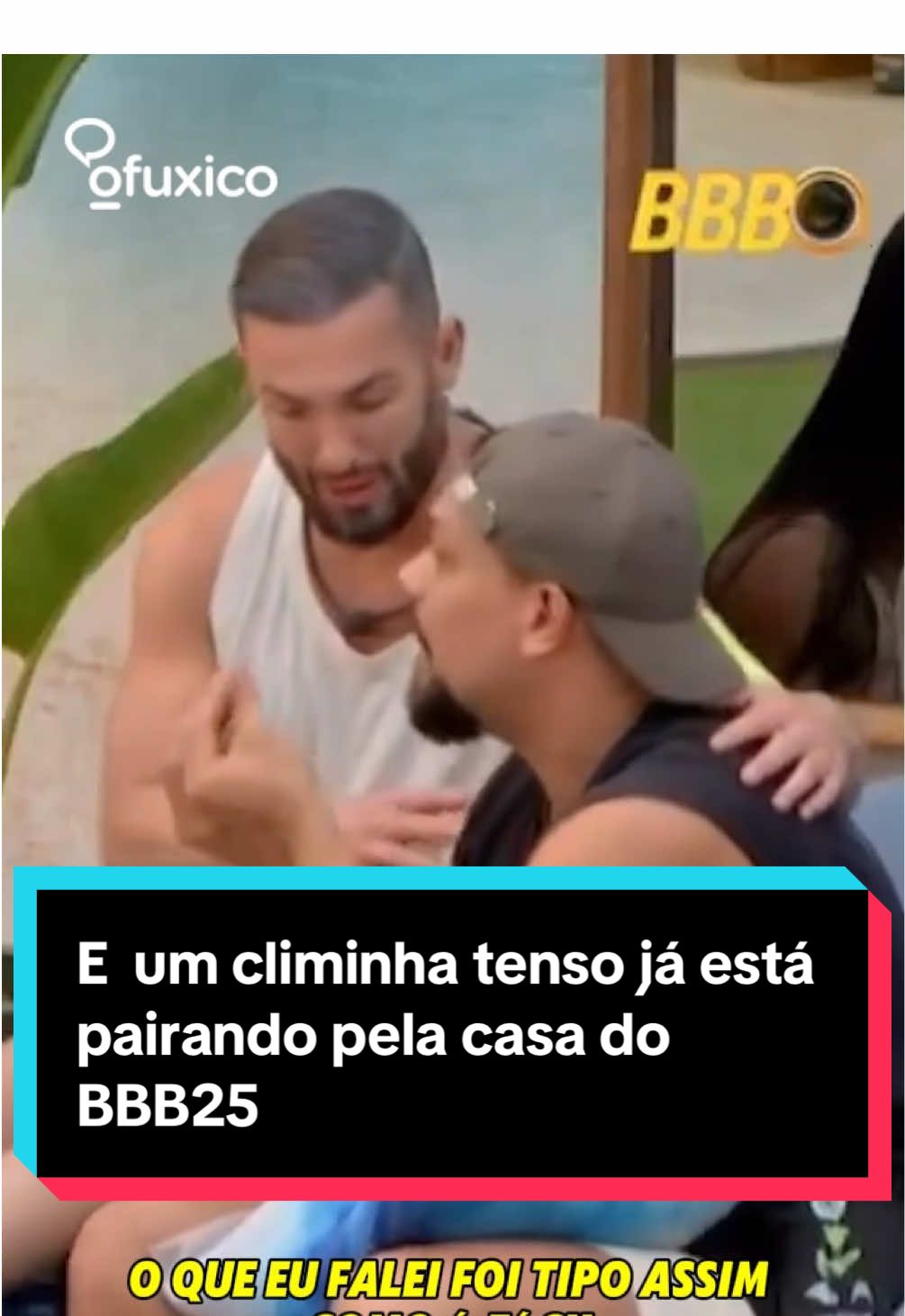 E  um climinha tenso já está pairando pela casa do BBB25 #bbb25 #bbb #bigbrotherbrasil #diegohypolito 