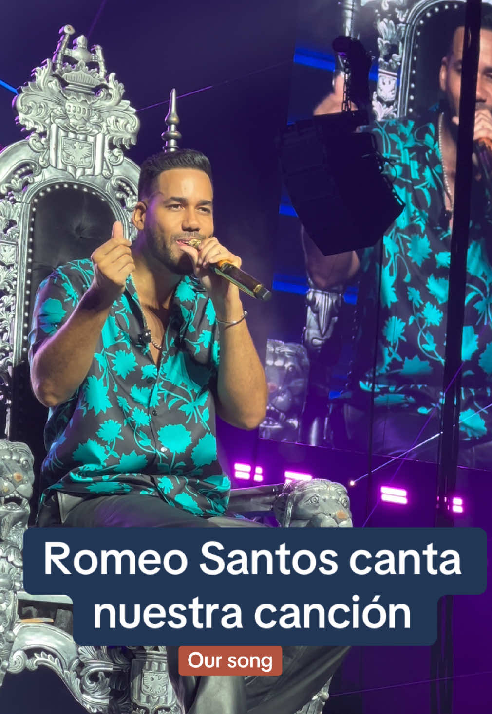 Romeo santos canta nuestra cancion #romeosantos #oursong #romeosantosofficial #romeosantostour2023 #romeosantosvideo #paratii #romeosantostiktok #romeosantosconcierto #romeosantosconcert 