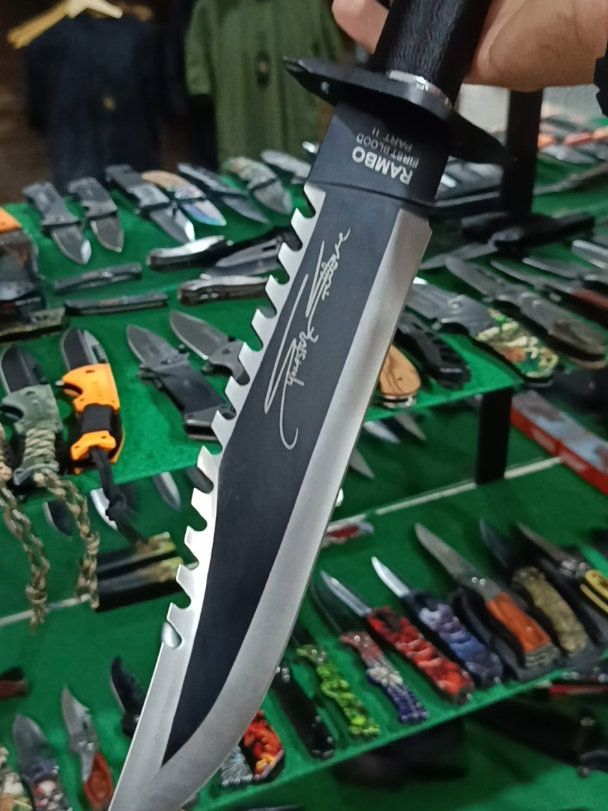 cuchillo de rambo 2 first blood  #cuchillo #cortaplumas #rambo #firstblood #bolivia #caza #pesca #cuchillos 
