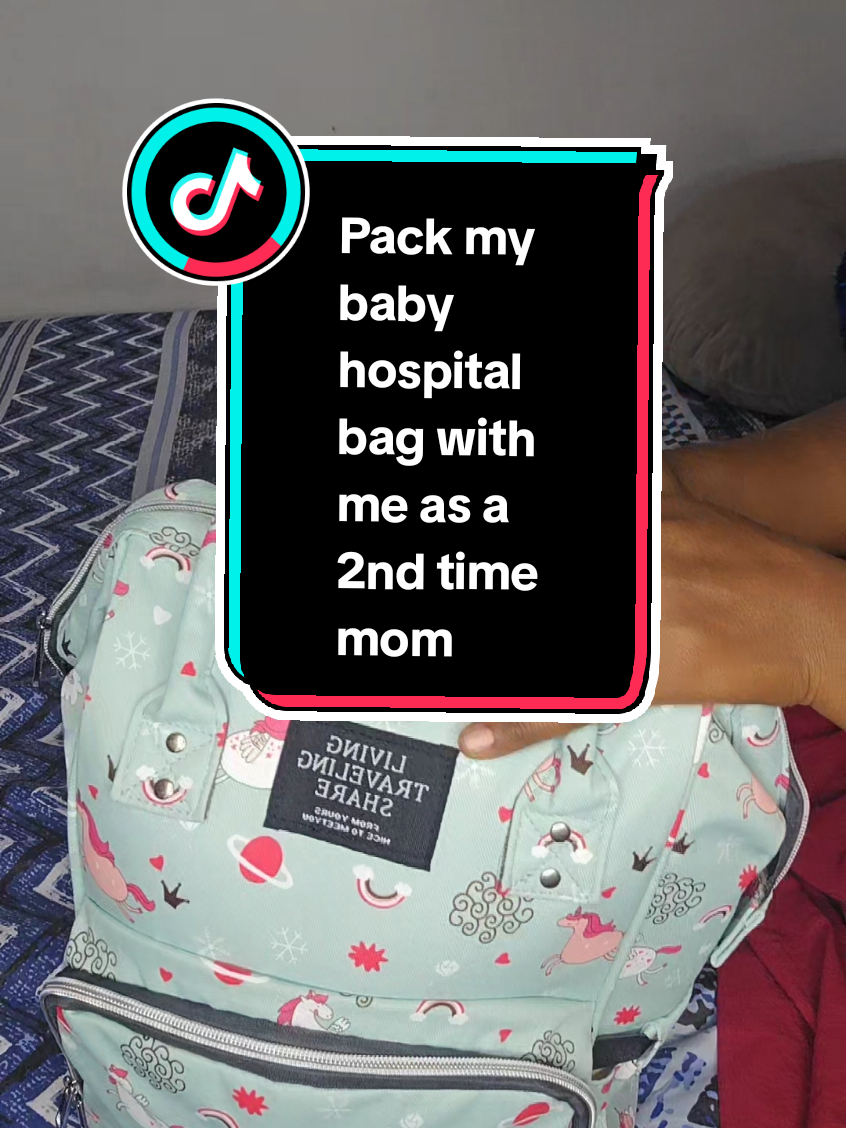 Pack my #babyhospitalbag bag with me as a second time mom #pregnantlife #pregnanttiktok #592🇬🇾 