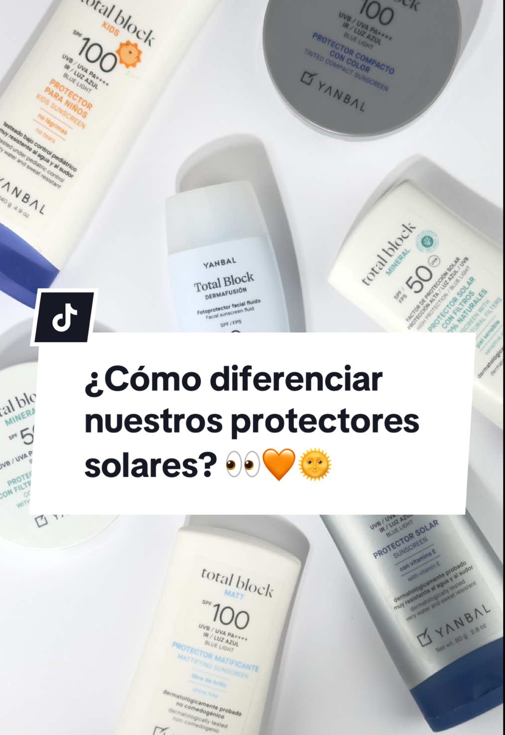 Ustedes pidieron, nosotros cumplimos. El video que estaban esperando para elegir el protector solar ideal. 👌🏼 #totalblock #100SPF #proteccionsolar #yanbal 