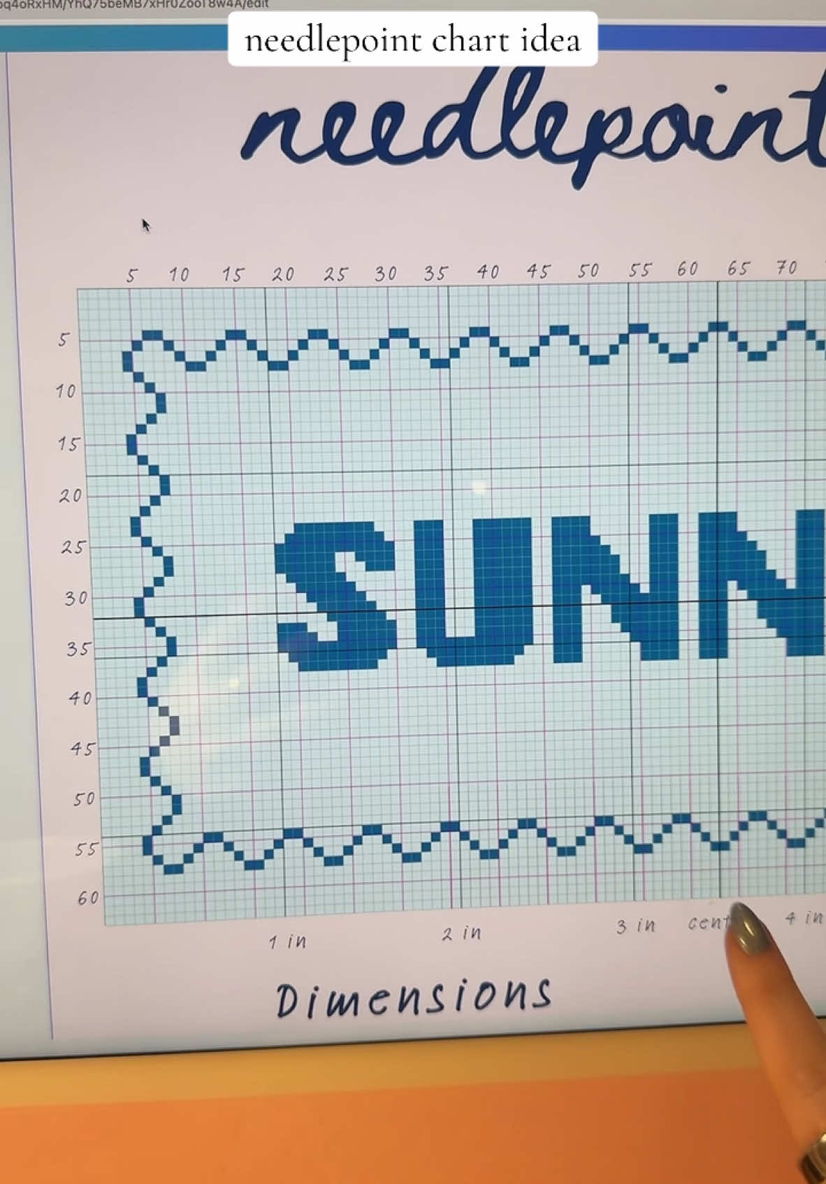 How I think I’ll sell my needlepoint charts!!!! #needlepoint #needlepointchart #ndlpt 