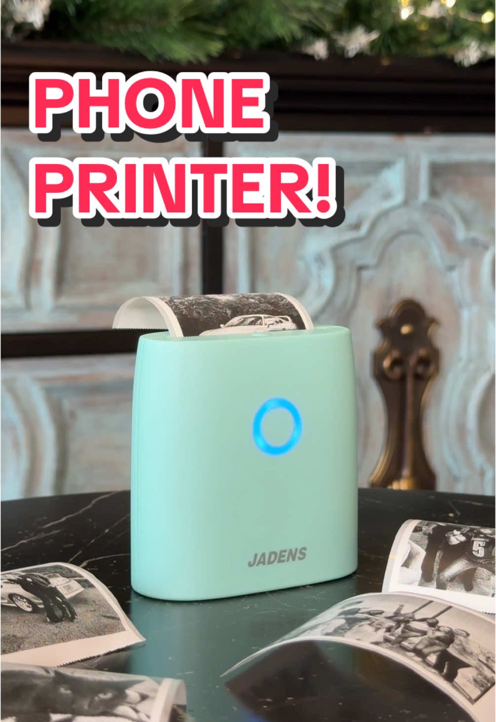 Replying to @KELGIL everyone is obsessed with this mini laser printer that can print photos from your phone, and because it doesn’t use ink you never need to replace it! You can print photos straight from the app wirelessly and they come out so fast! #jadensprinter #jadens #printer #laserprinter #photoprinter #photos #stickers #labels #labelprinter #labelmaker 