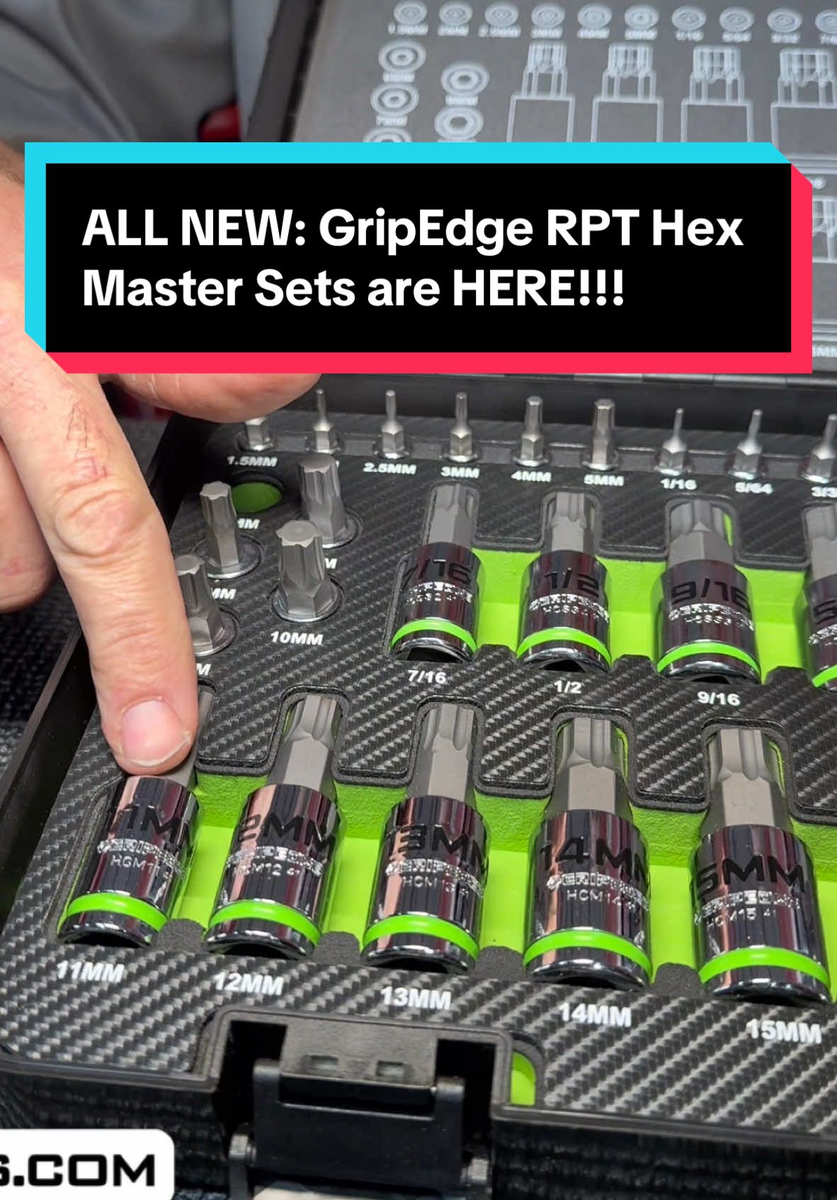 #allnew @GripEdgeTools Master RPT Hex Sets are here! If you haven’t used this before… you NEED to!! It is 40% stronger on regular fasteners and 400% more Torque on Samaged fasteners!! Order this set now in our website while supplies last! #handtools #tools #gripedgetools #mechanic 