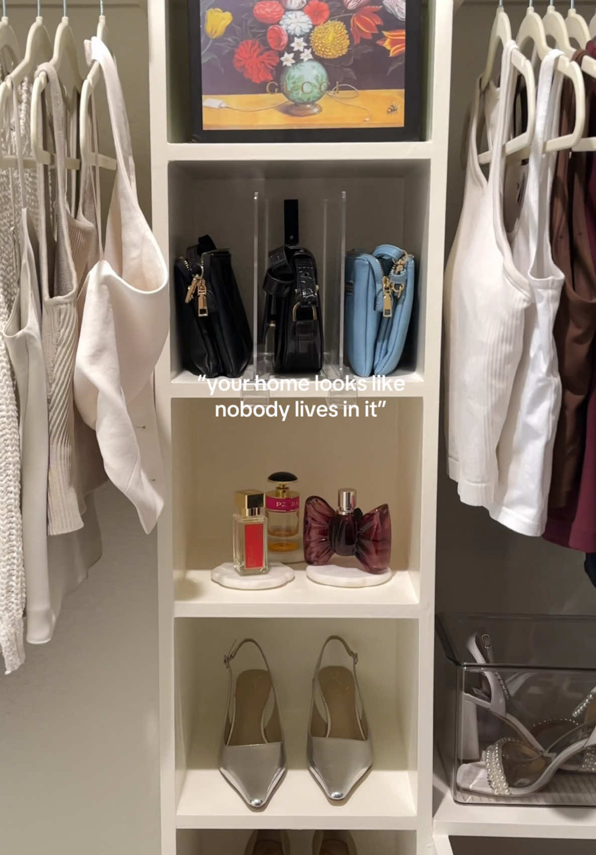 & that’s the way I like it 👛🧴🍭☁️ the organized girlies will understand #homeorganization #homeinspo #marriedlife #relateable 