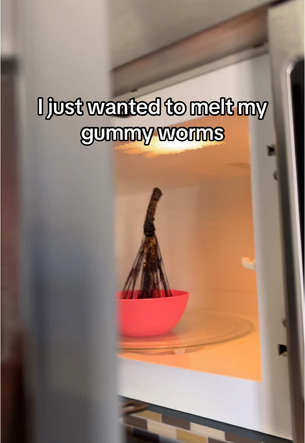 how did that happen #stop #okay #fyp #gummyworms #microwaveexplosion #stoprightnow #stopactually #imwarningyou 