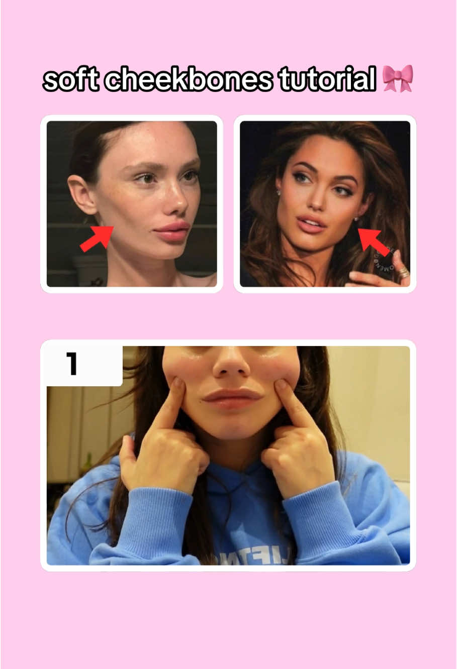 soft cheekbones tutorial 🎀 #exercise #GlowUp #viral #foryoupagе #workout #tutorial #girltips #fürdich #fy #fyp #foryou #furdich #cheekbones #cheekboneshack #cheekbonecontour #cheekbonesfordays 