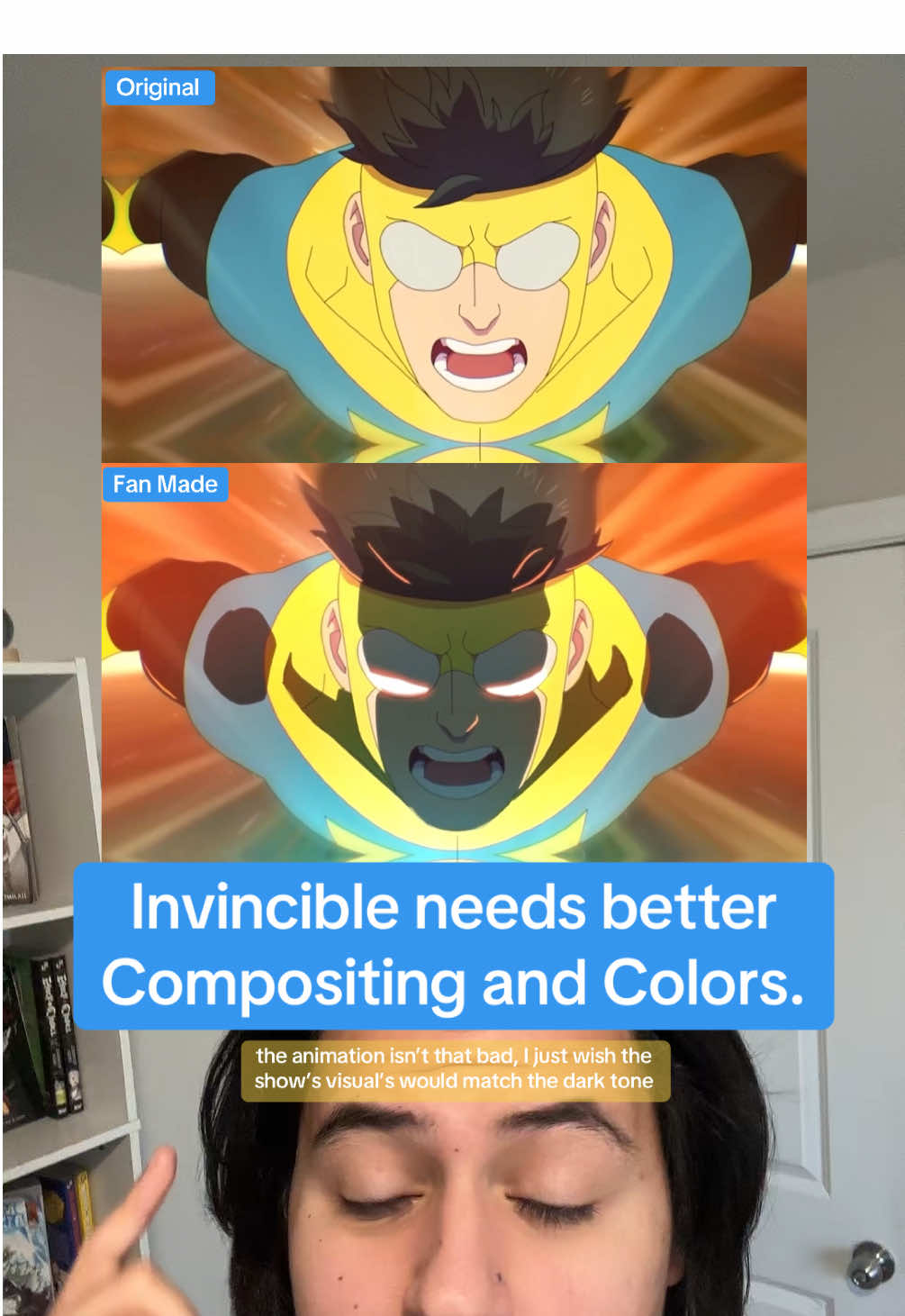 At least Invincible has great direction most the time! #invincible #markgrayson #omniman #comics #animation #superheroes #invinciblecomic 