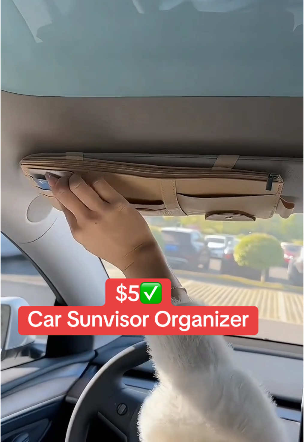 $5✅ Car Sunvisor Organizer