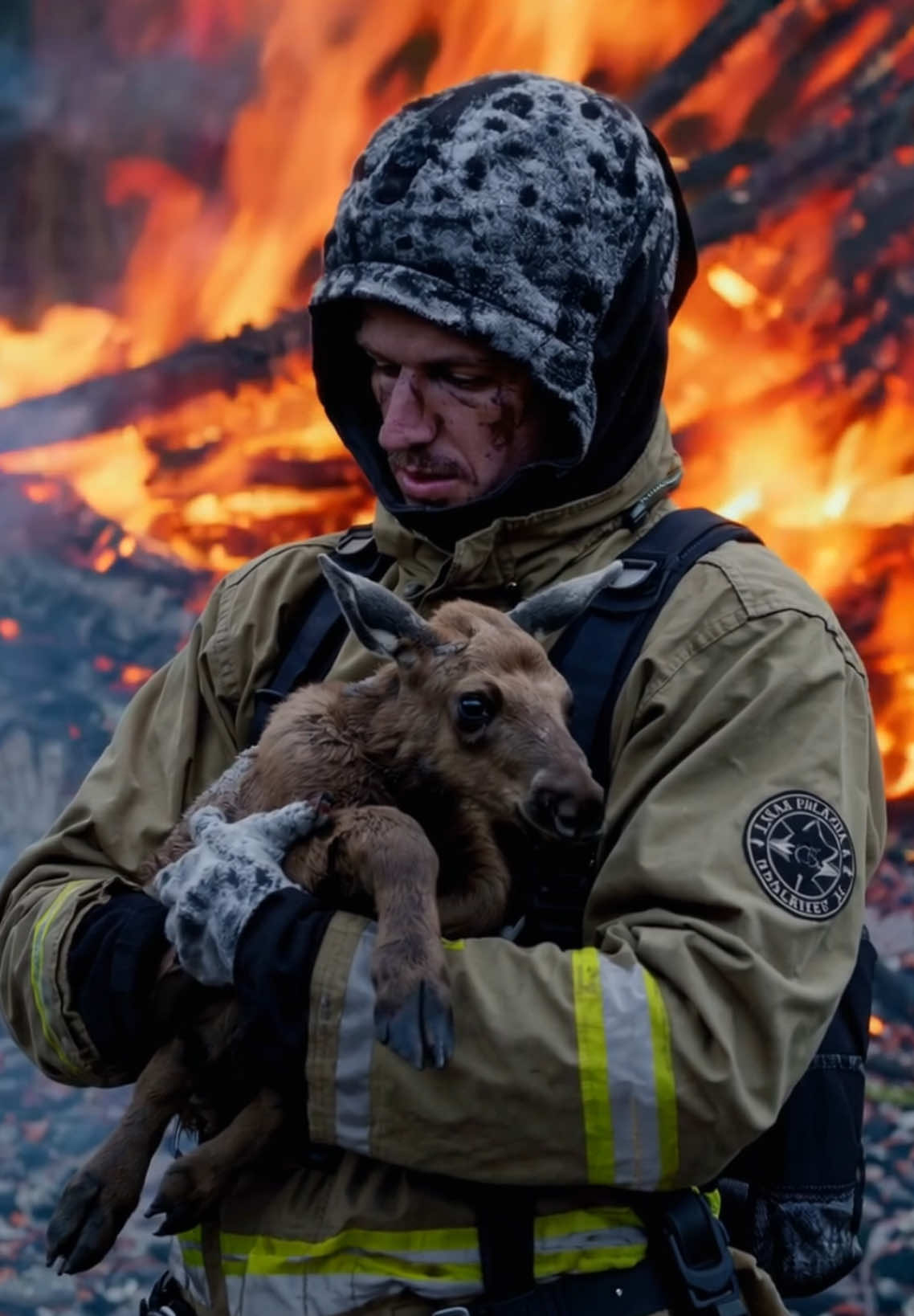 Thank you to the heroic LA firefighters who put their lives on the line every day to save not only people but also countless helpless animals. Your courage and dedication are deeply appreciated, and our prayers are with you 🔥🧡🚒👨🏻‍🚒#firefighter #la #losangeles #losanglesfire #rescue #rescueanimals #fire #lafire 